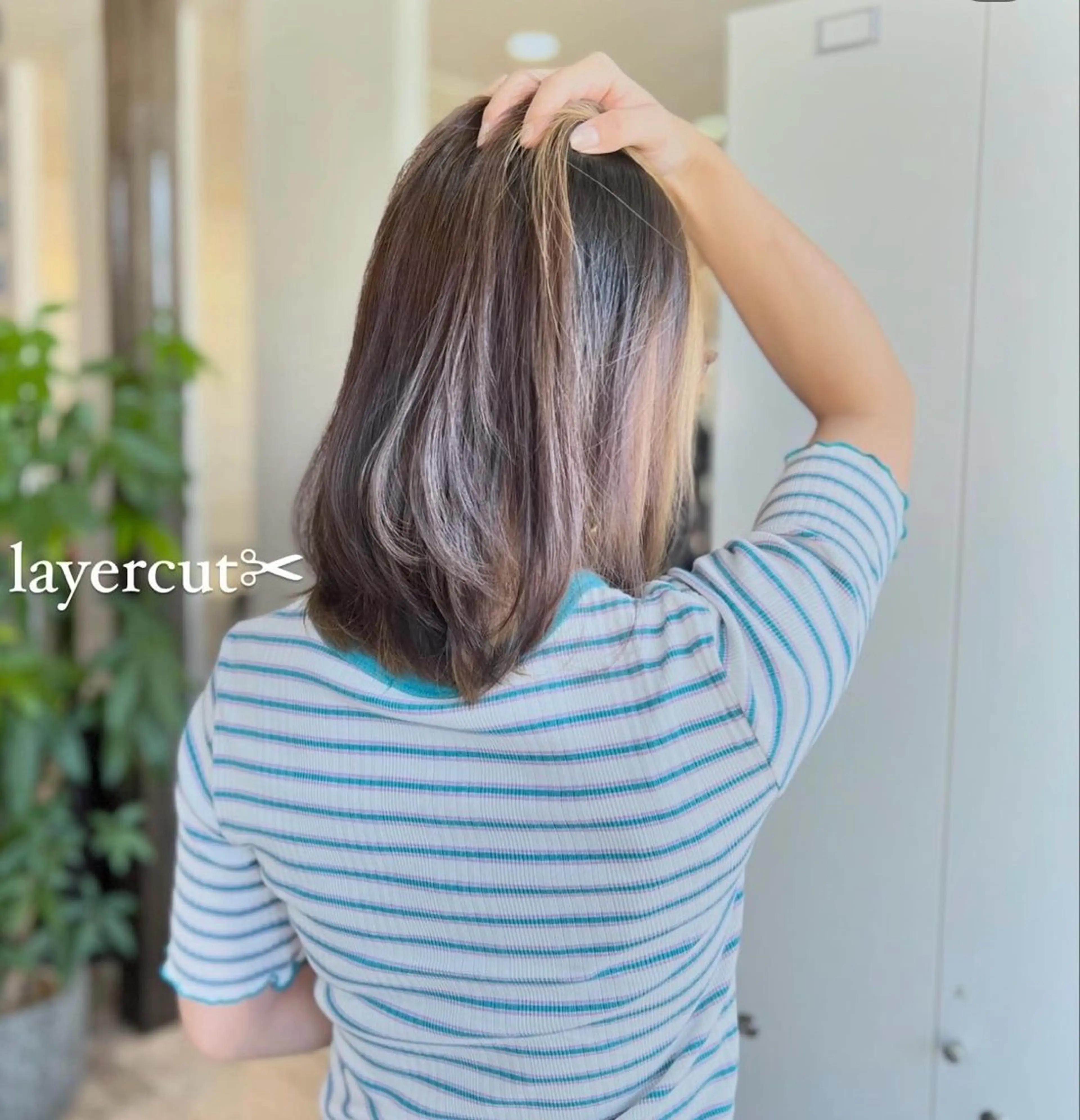 ミディアム 三原 つばさのヘアスタイル