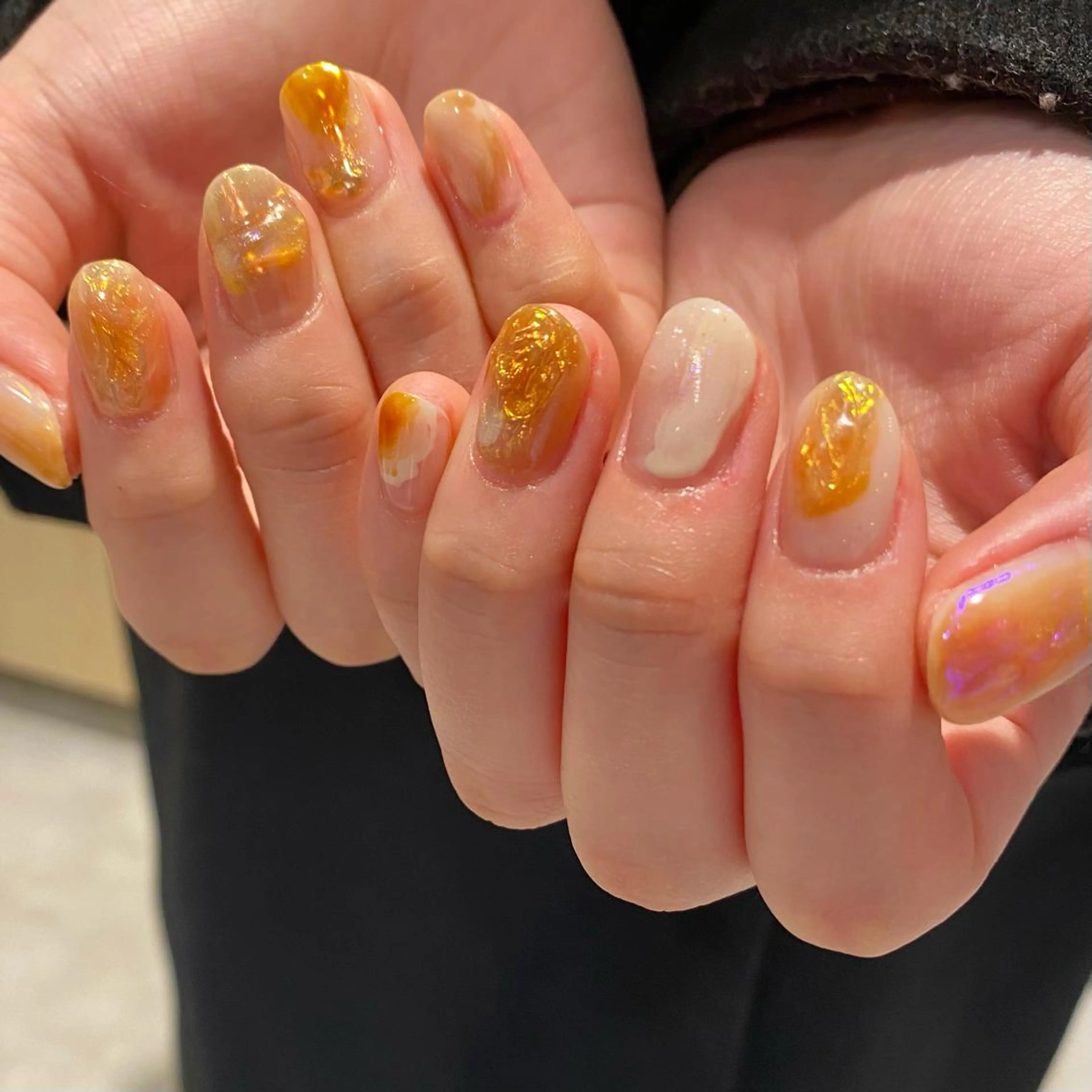 ネイル ニュアンスネイル ハンドネイル RINO AMANE nailのネイルデザイン