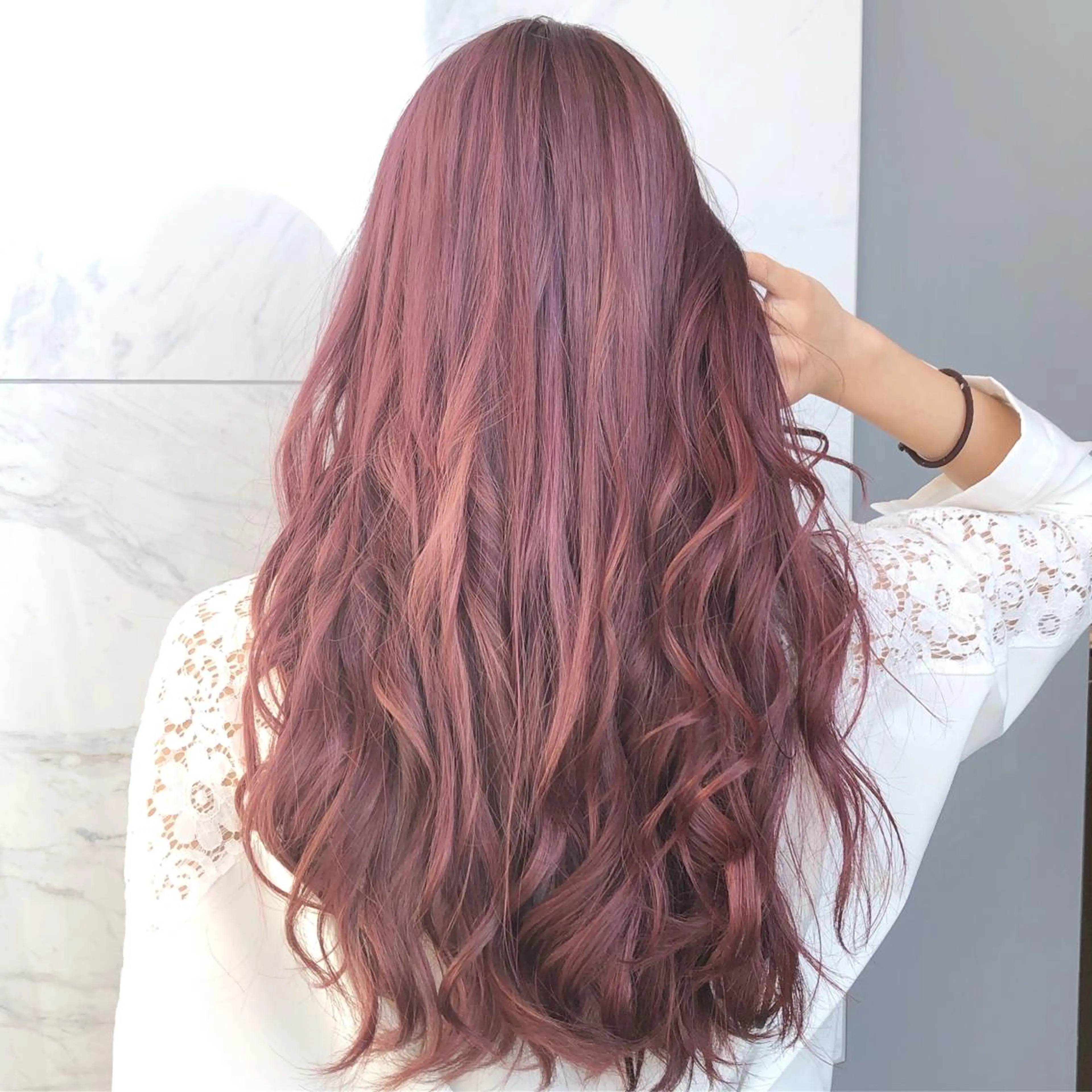 ロング カラー ヘアアレンジ yoshino yukoのマツエク・マツパデザイン