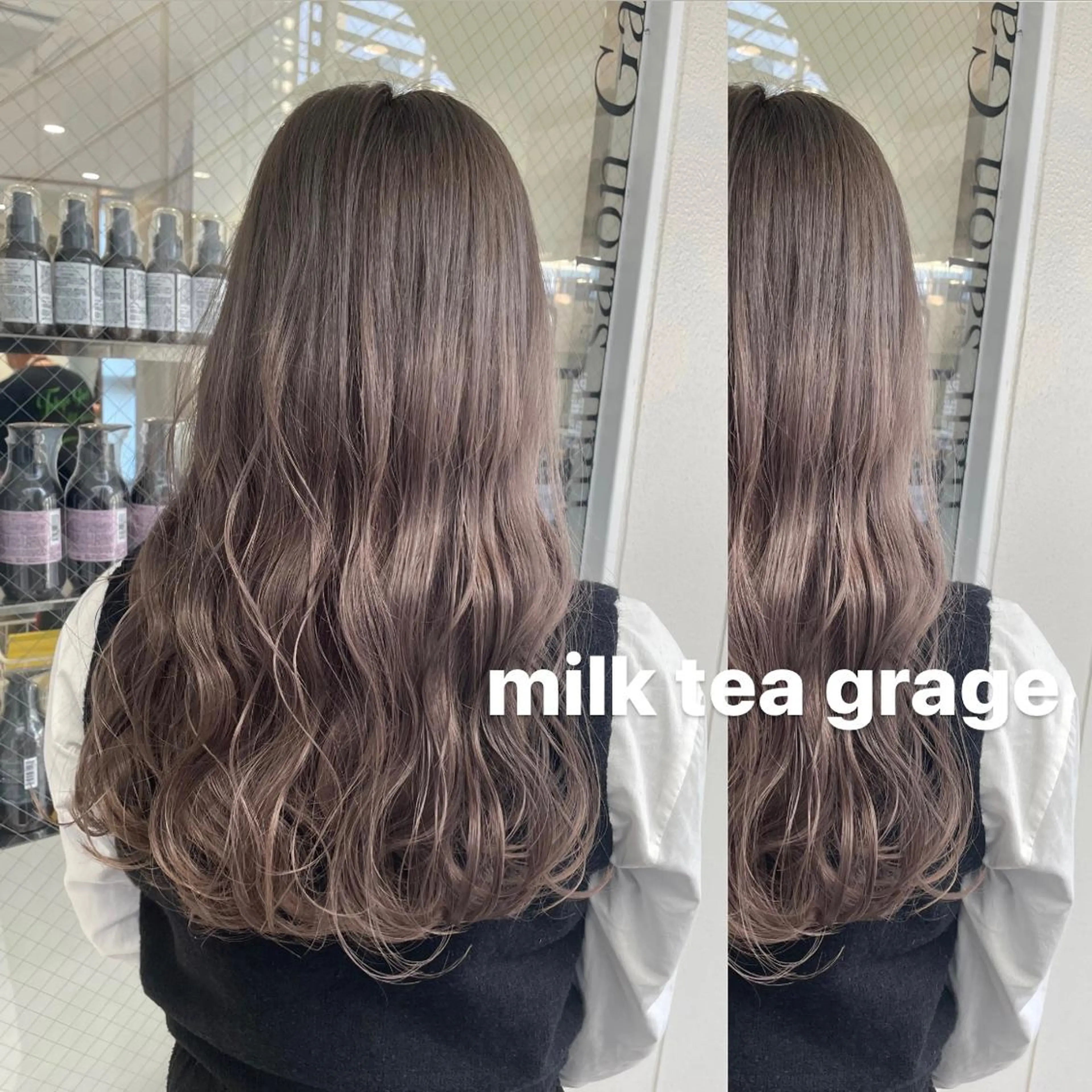 ロング カラー ヘアアレンジ 《暖色/韓国hair 》🇰🇷桑原ユキネのヘアスタイル