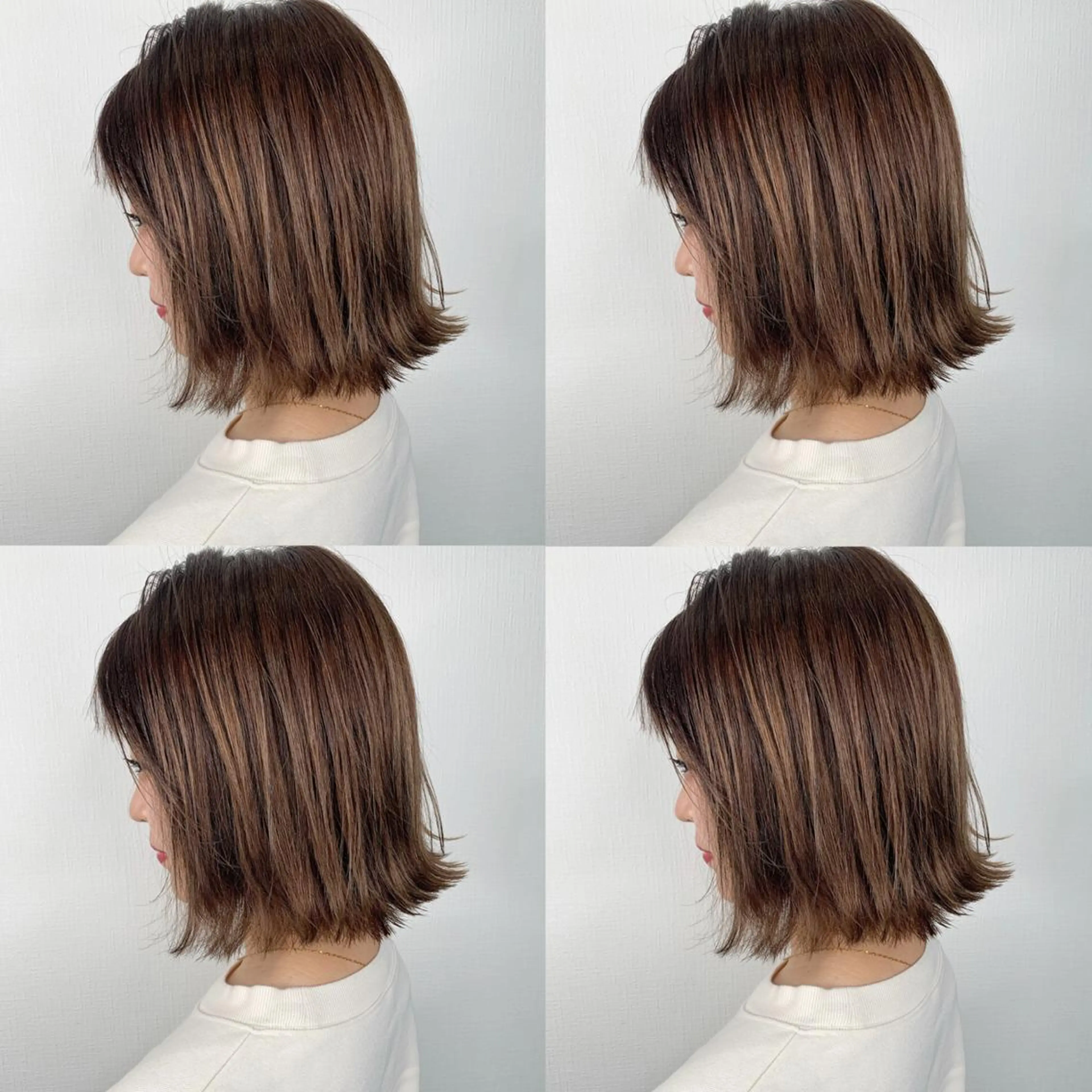 ショート カラー ショートボブ ブラウンカラー ナチュラルブラウン ボブ ショートヘア カット ヘアカラー 袴田 伊代のヘアスタイル