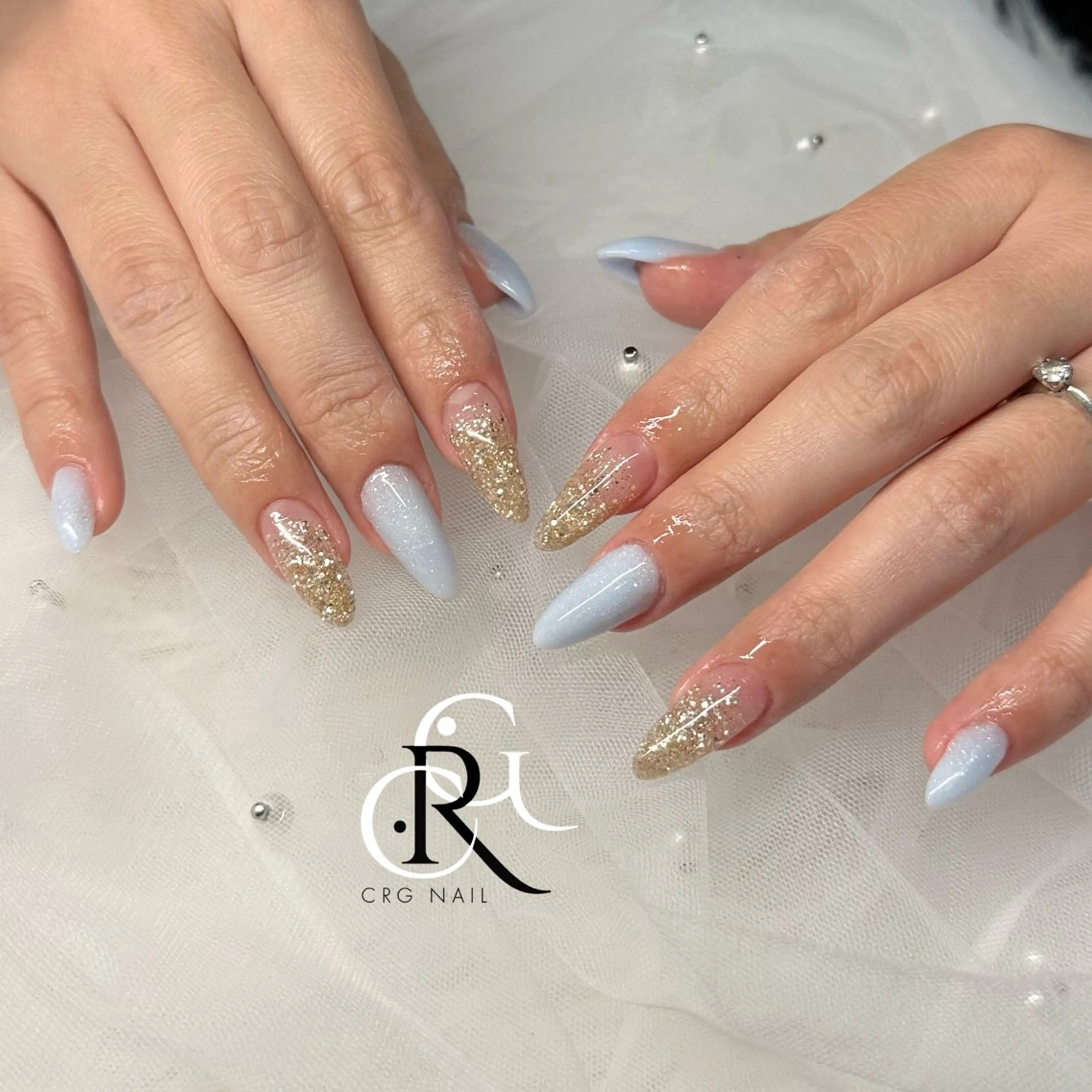 ネイル 冬ネイル ハンドネイル 美フォルム✨ CRG　RURIのネイルデザイン