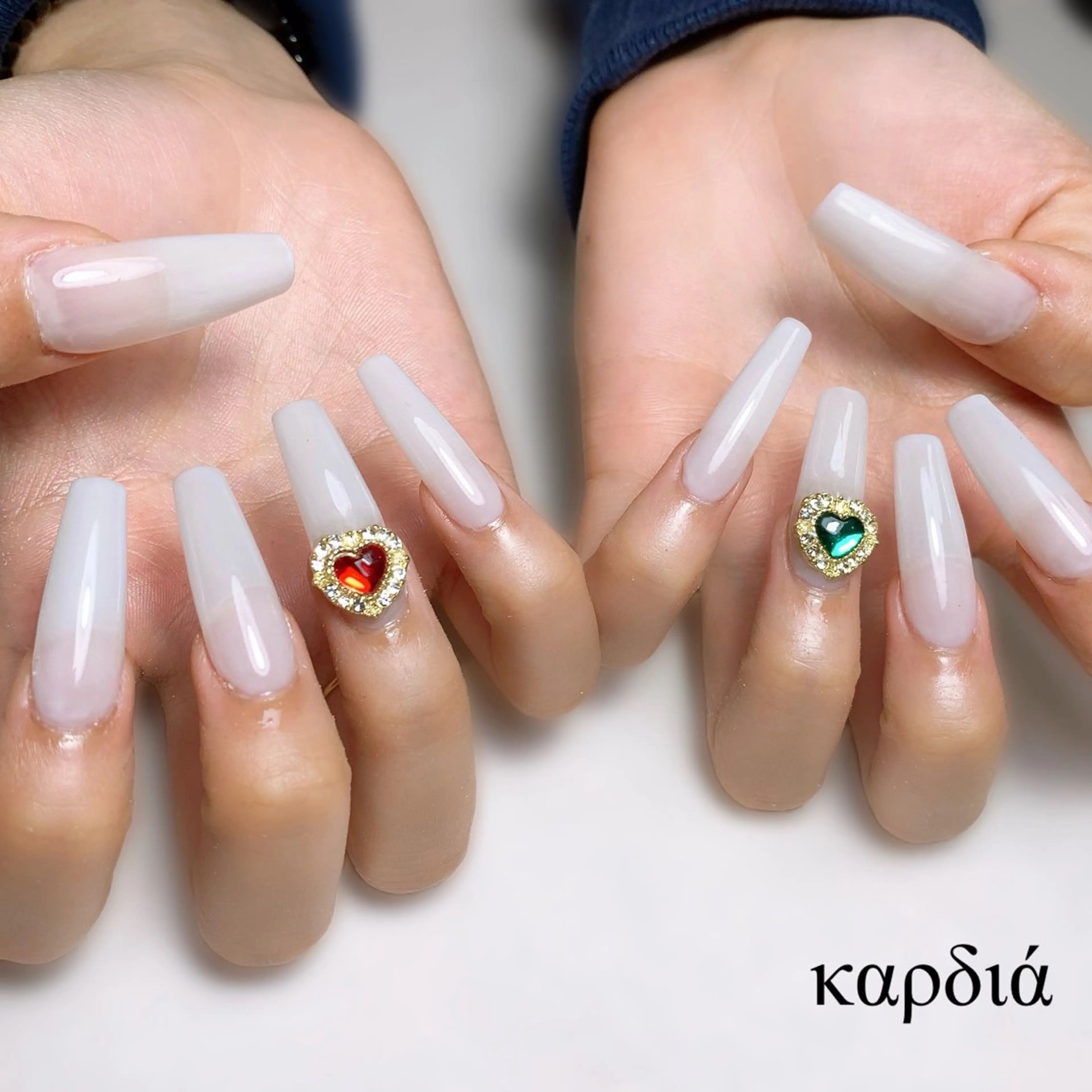 ネイル καρδιά -ｶﾙﾃﾞｨｱ-のネイルデザイン