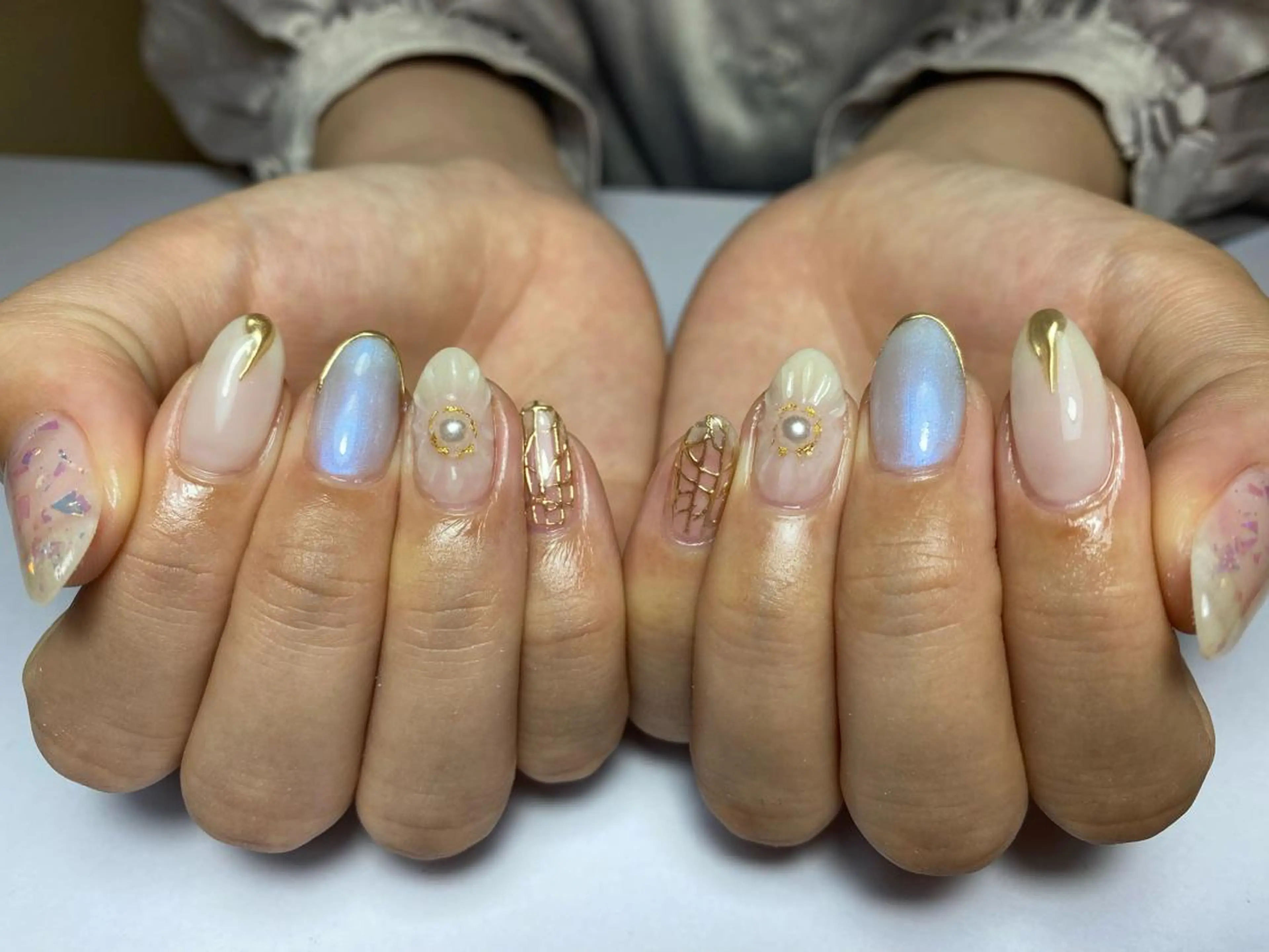 セミロング shandy nailのネイルデザイン