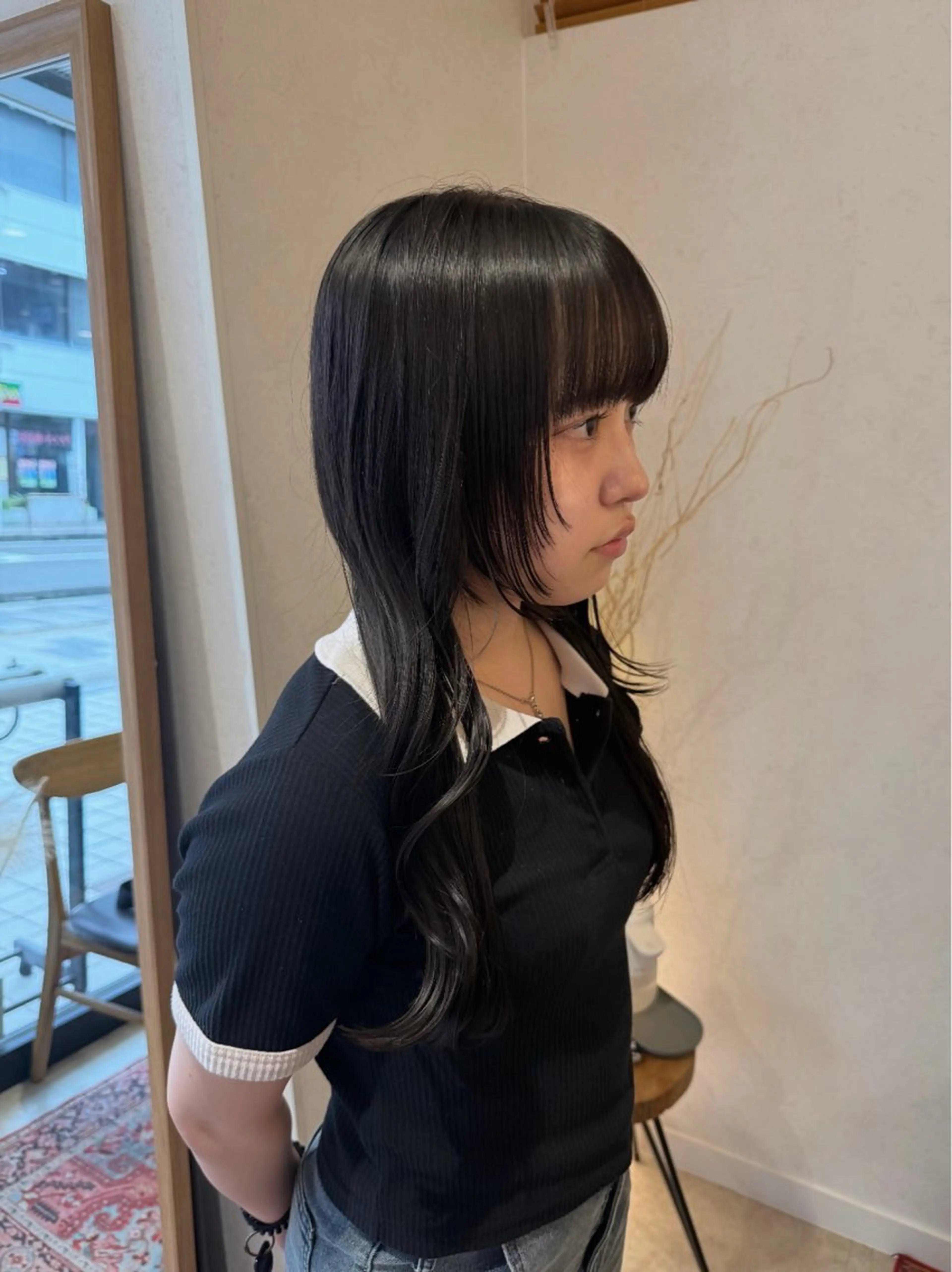 ロング カラー カット ヘアカラー トリートメント レイヤー/似合わせ/ yuan⟡.·のヘアスタイル