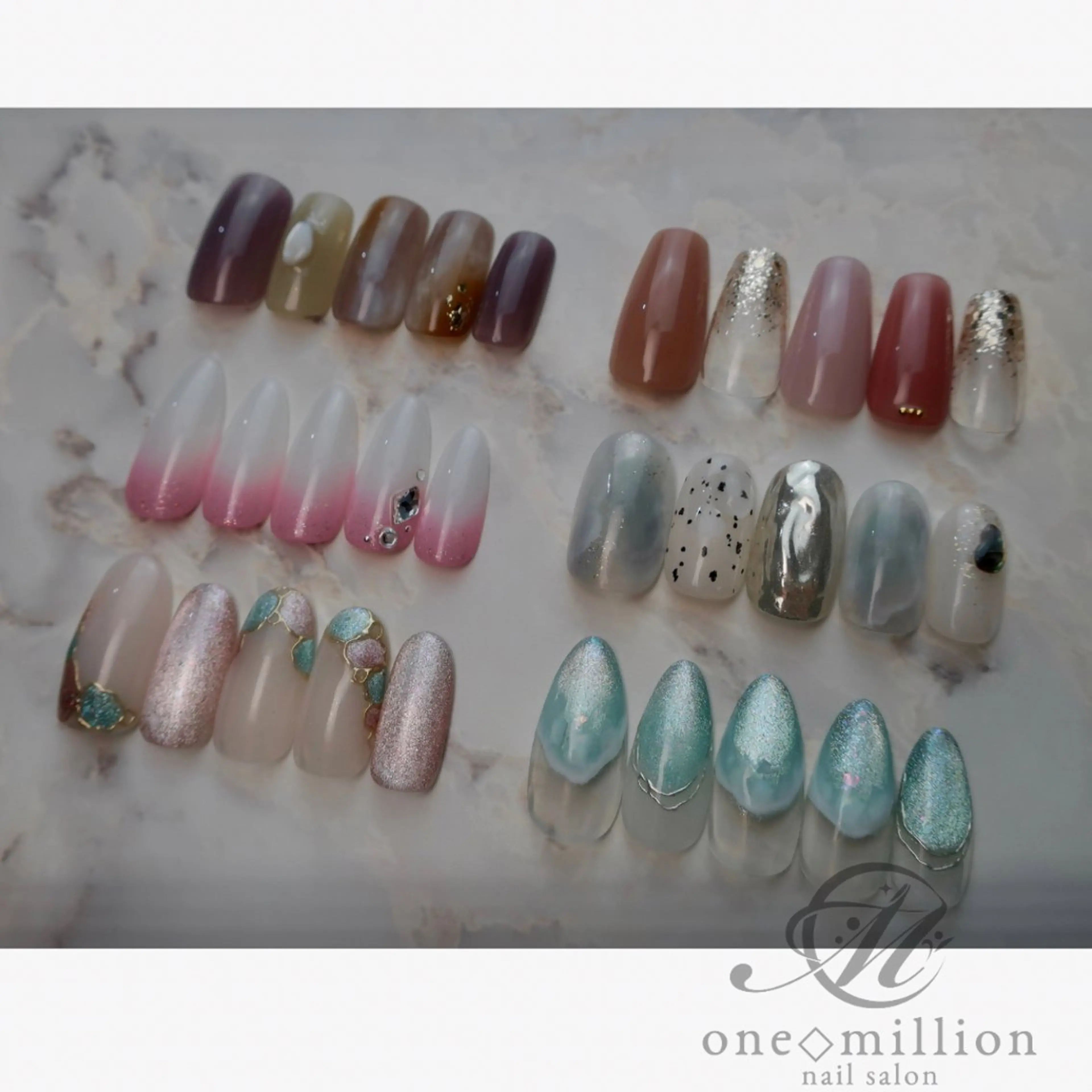 ネイル nail salon ワンミリオンのネイルデザイン