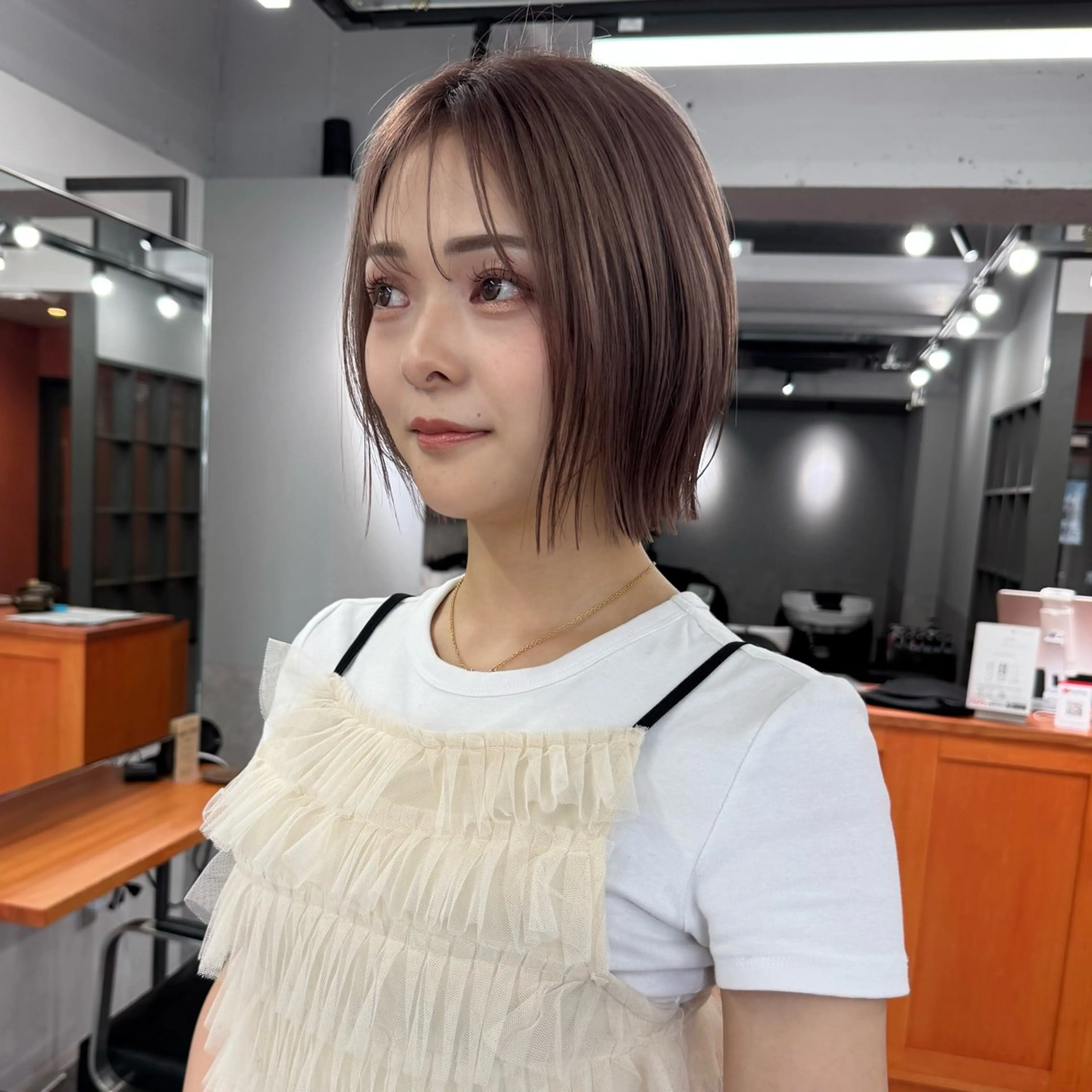 ショート カット ヘアカラー ボブ/ブリーチなし カラー/タイヨウのヘアスタイル