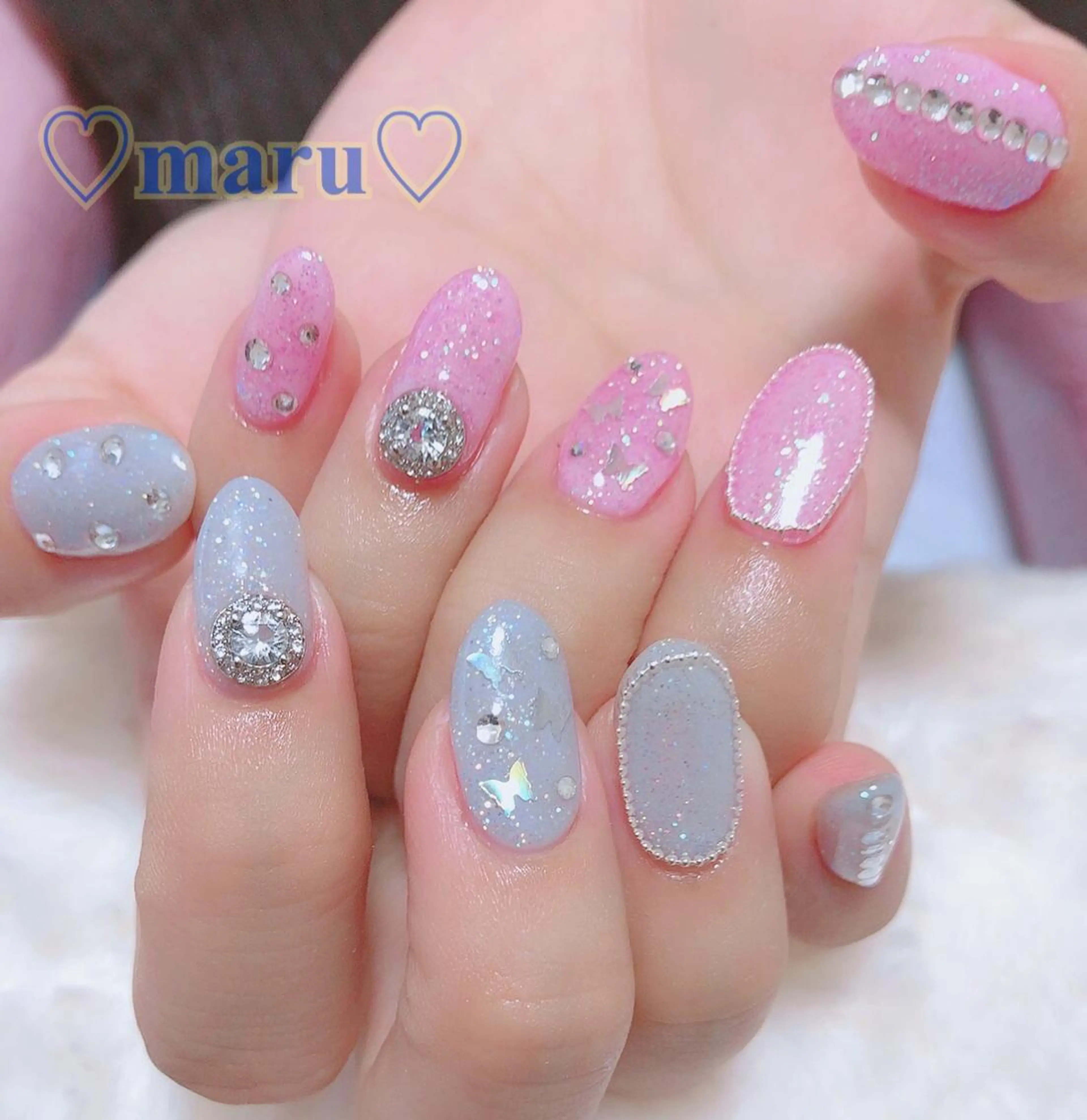 ネイル 持ち込み ハンドネイル フットネイル まるみ♡7/1〜値上 げ致します(>_<)のその他イメージ