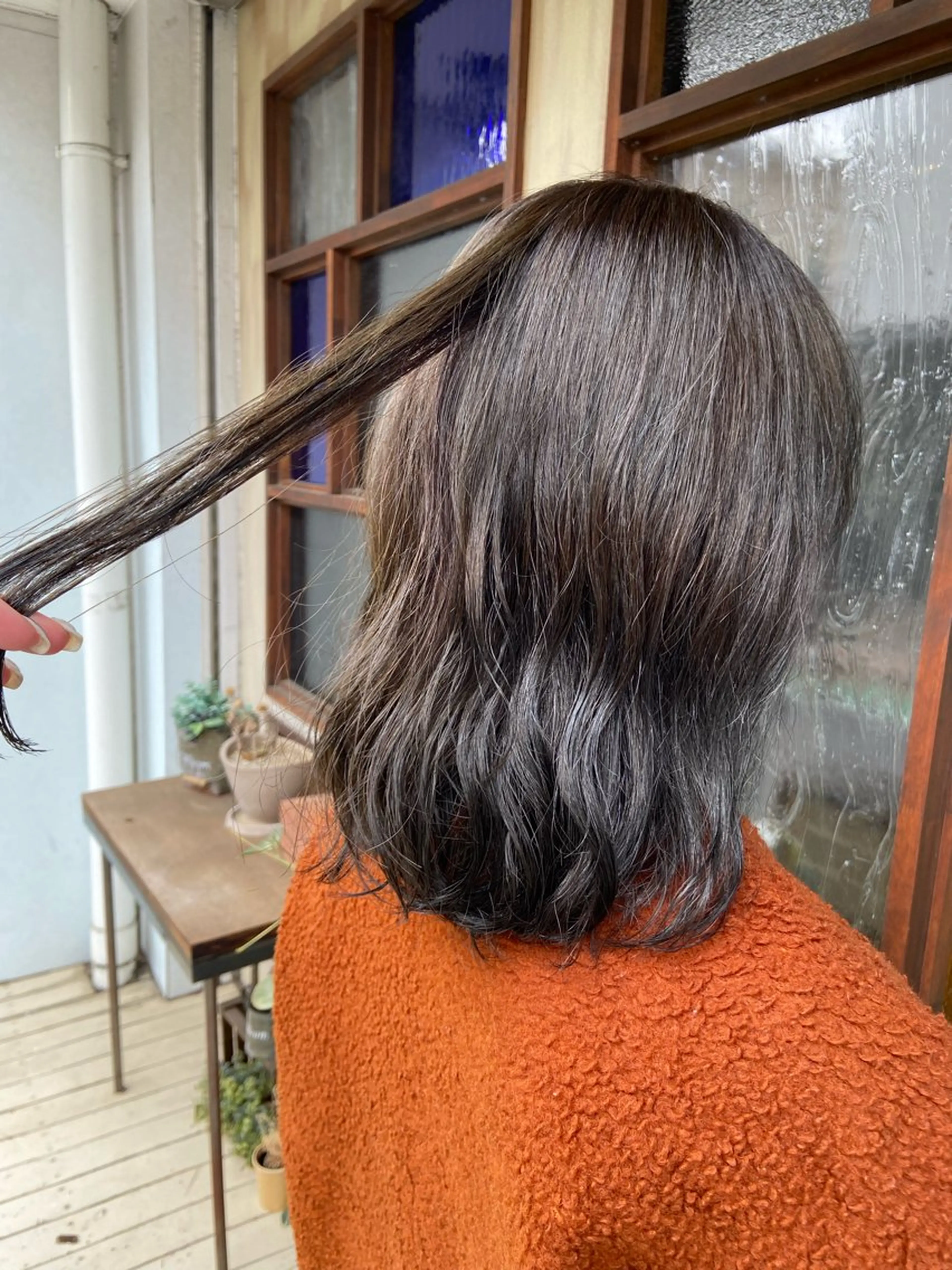 ミディアム 綾/ベージュカラー /パーマ🩰のヘアスタイル