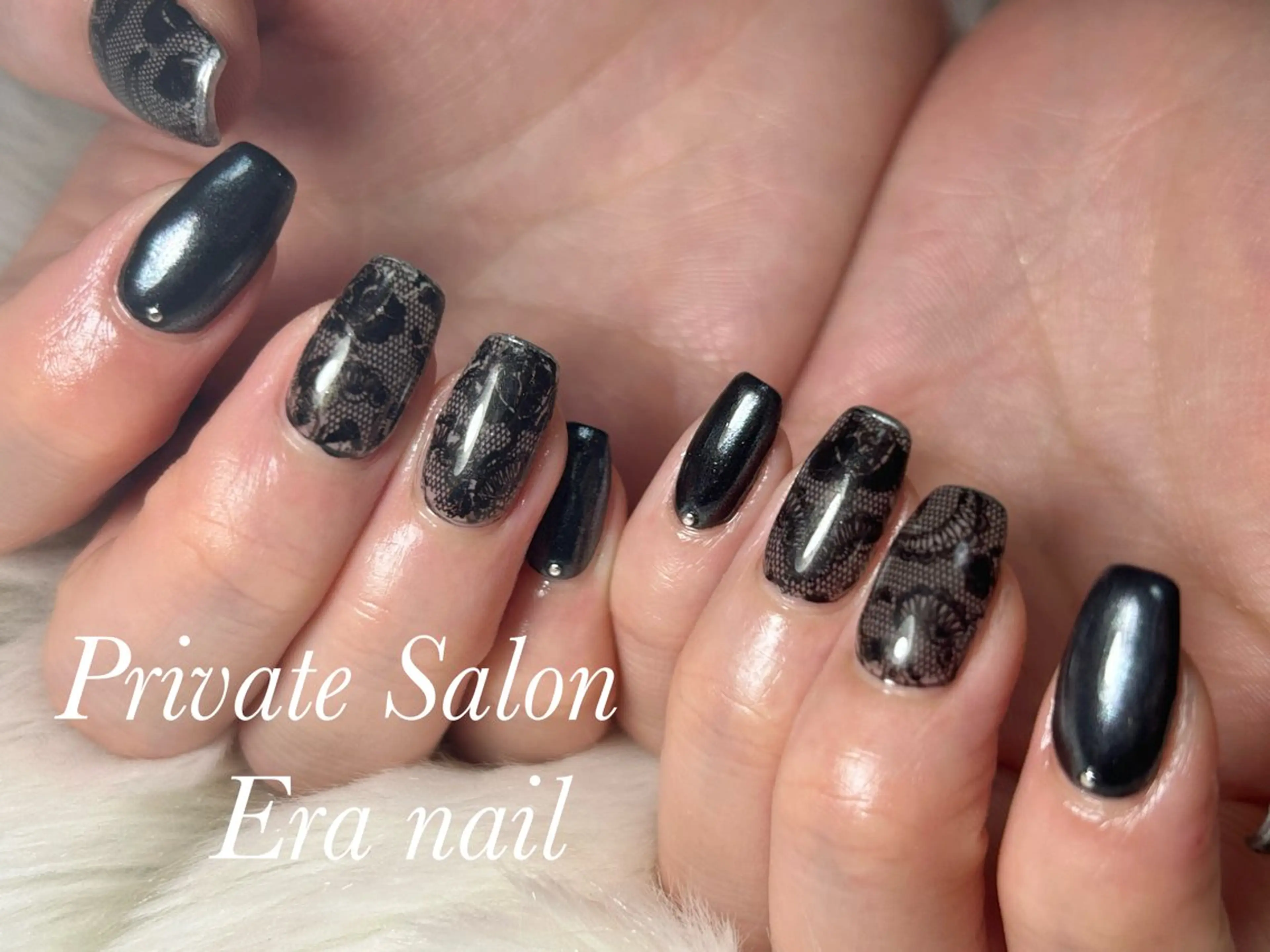 ネイル レース ハンドネイル Era nailのネイルデザイン