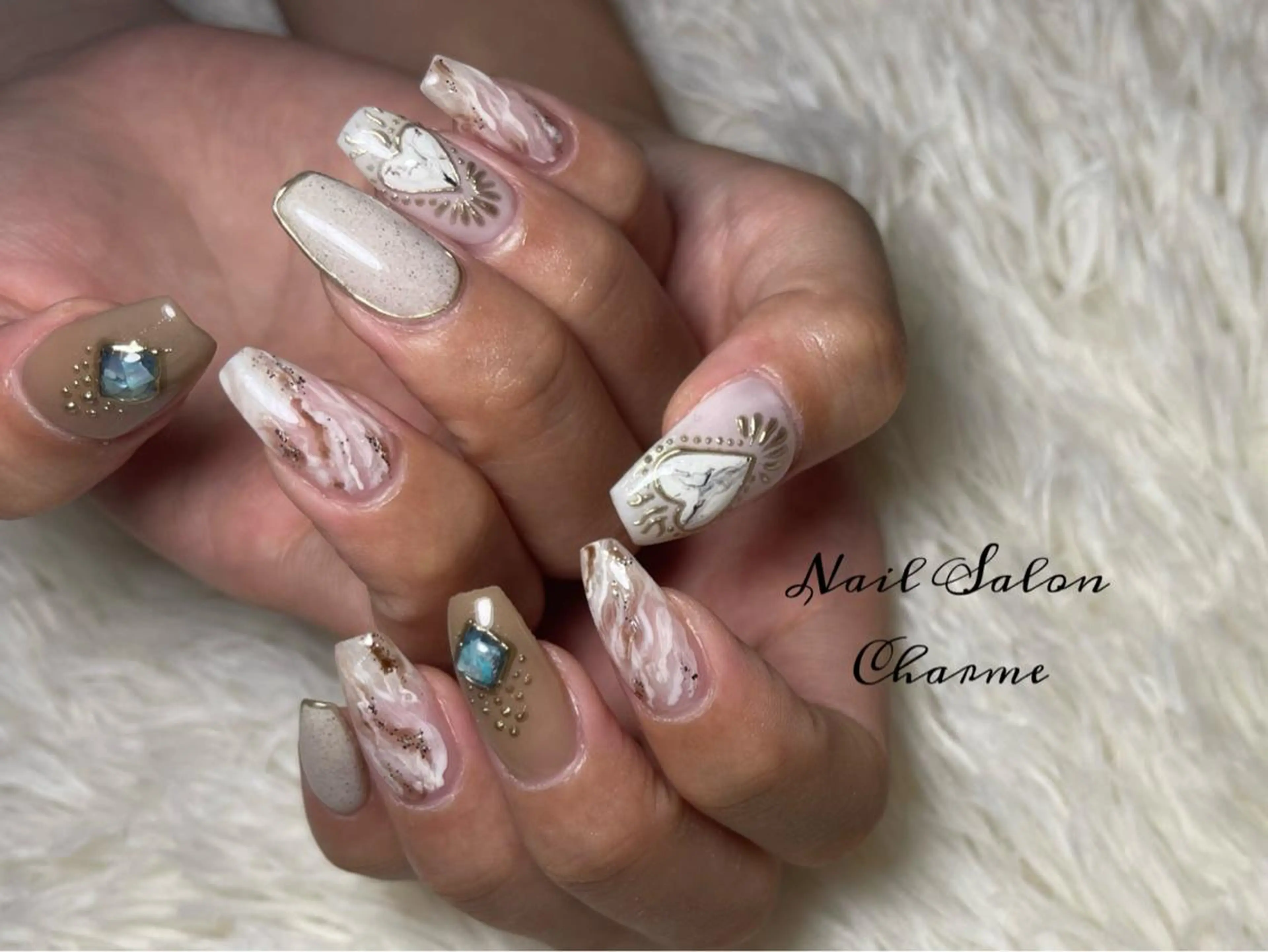 ネイル 夏ネイル NailSalon Charmeのネイルデザイン