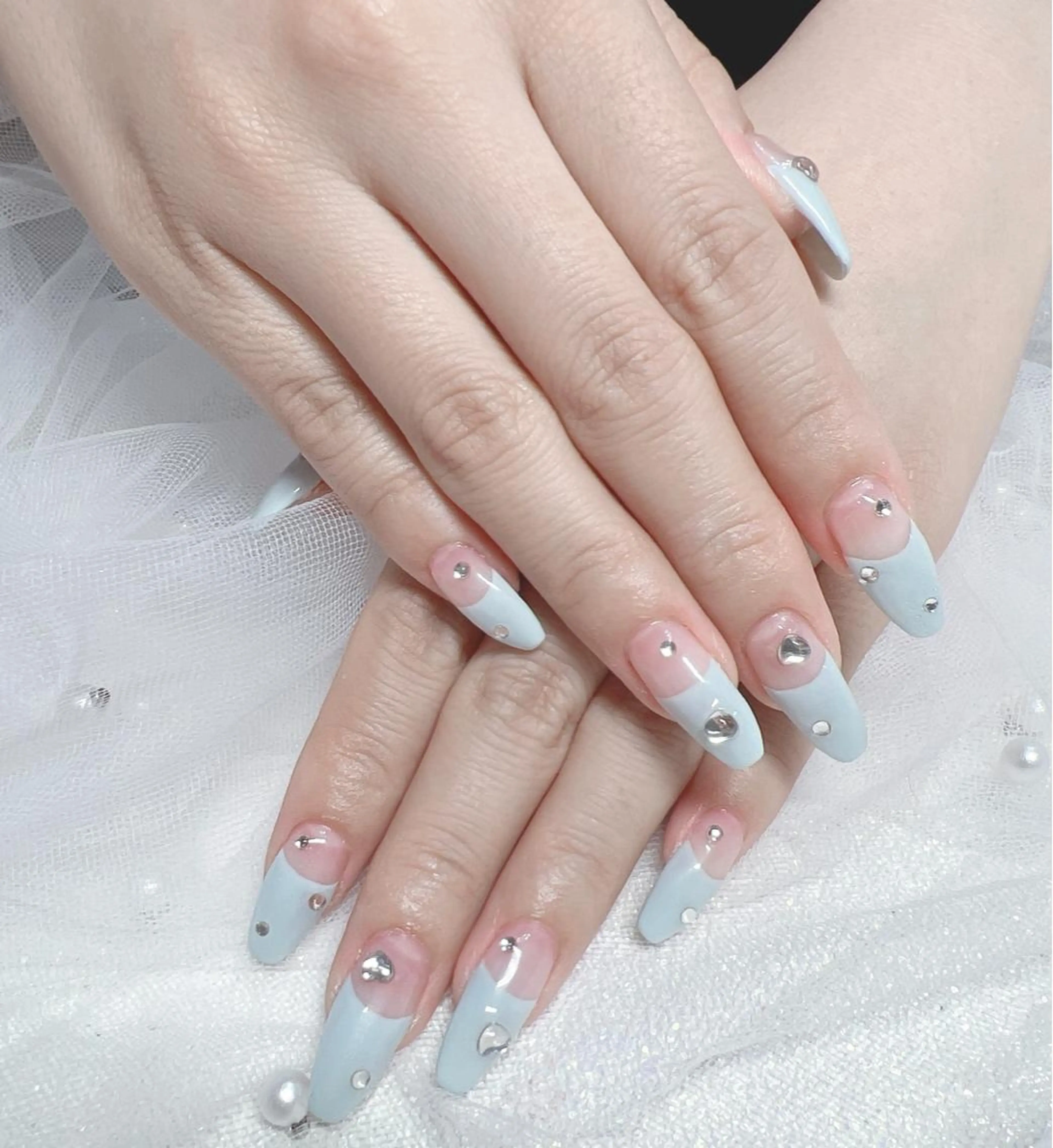 ネイル フレンチネイル ハンドネイル Melody メロディのネイルデザイン