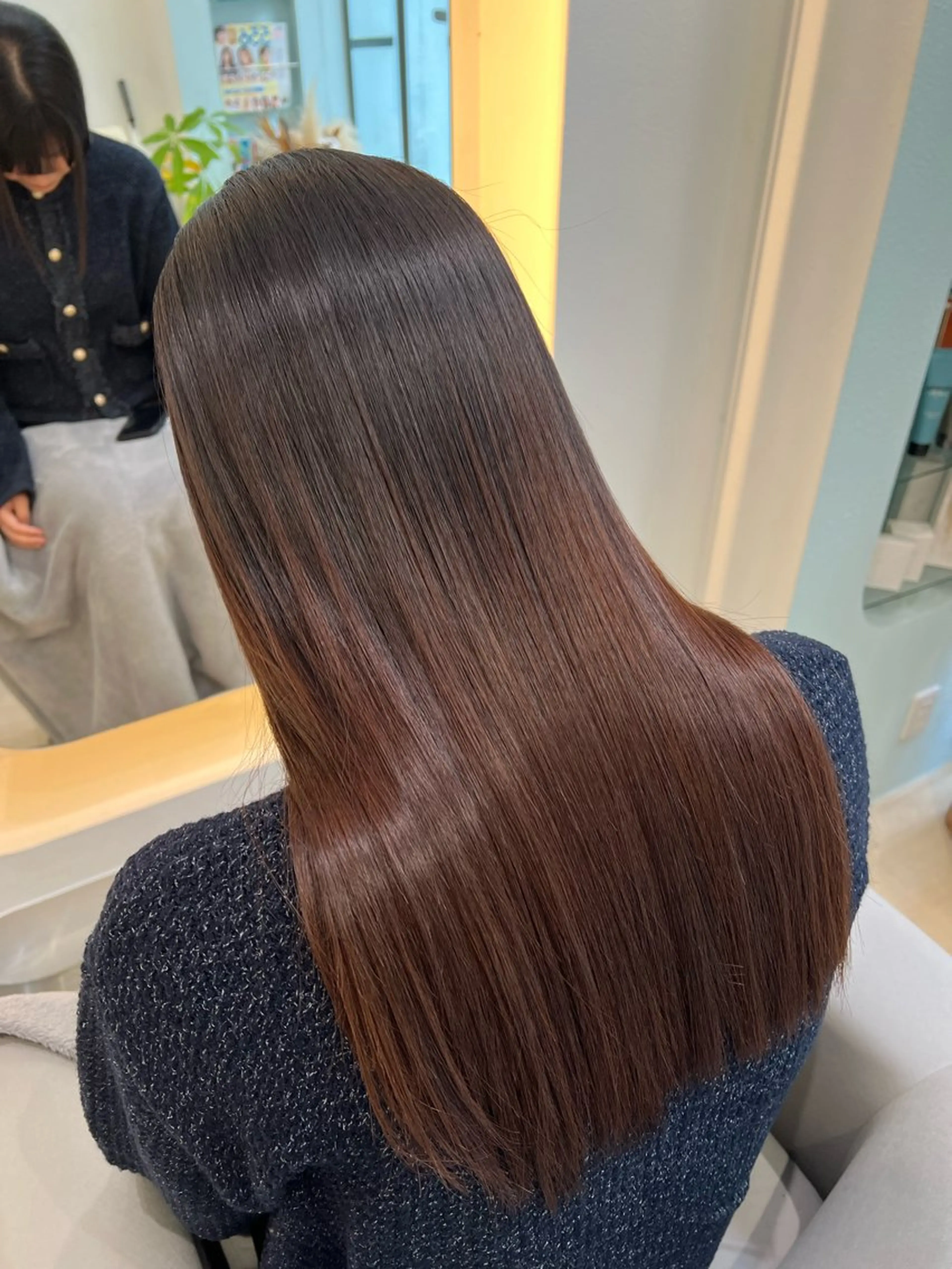 ロング カラー カット 堀井 凌平のヘアスタイル