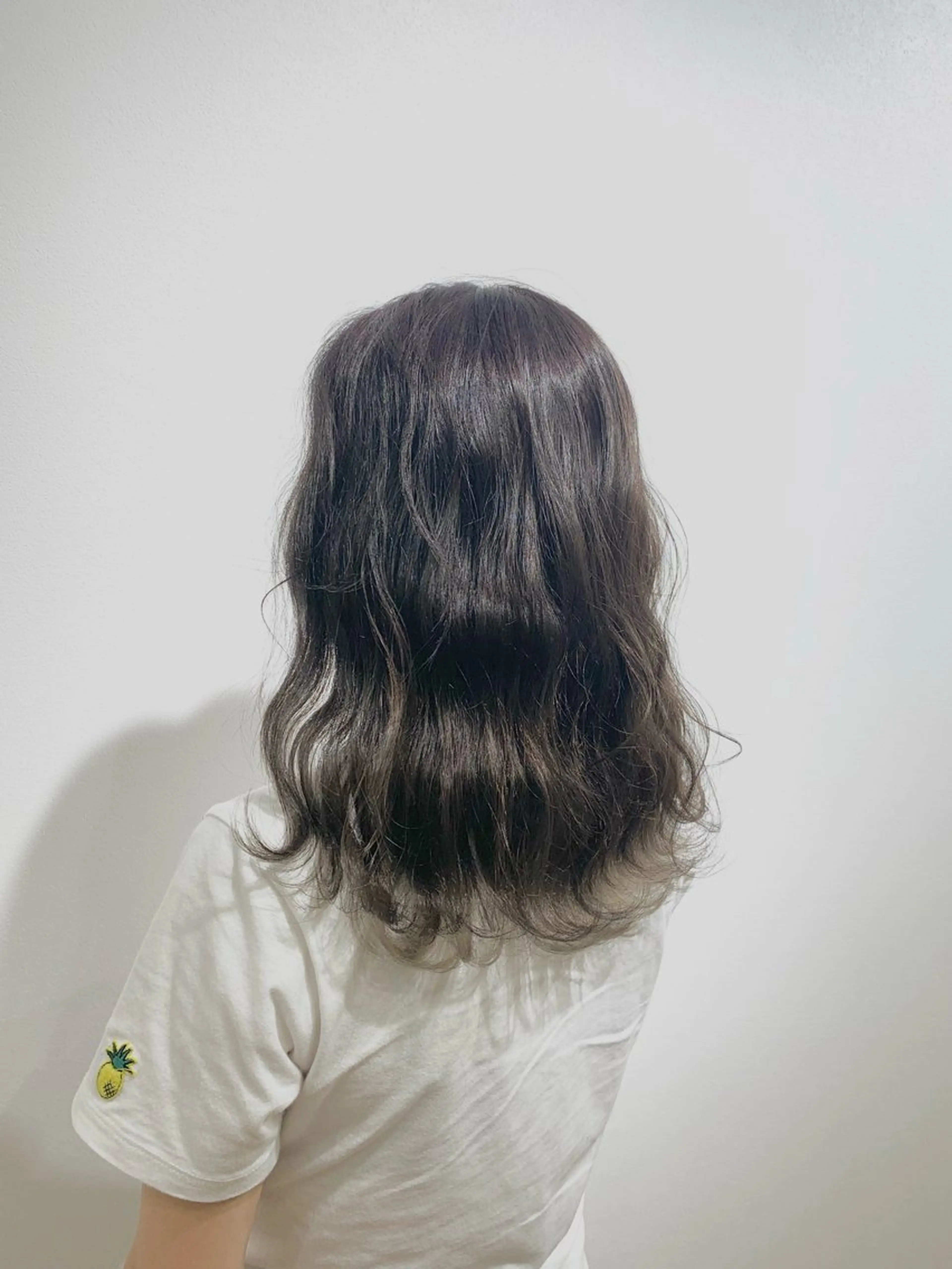 ミディアム カラー ヘアアレンジ キヨミ 韓国レイヤーカットのヘアスタイル