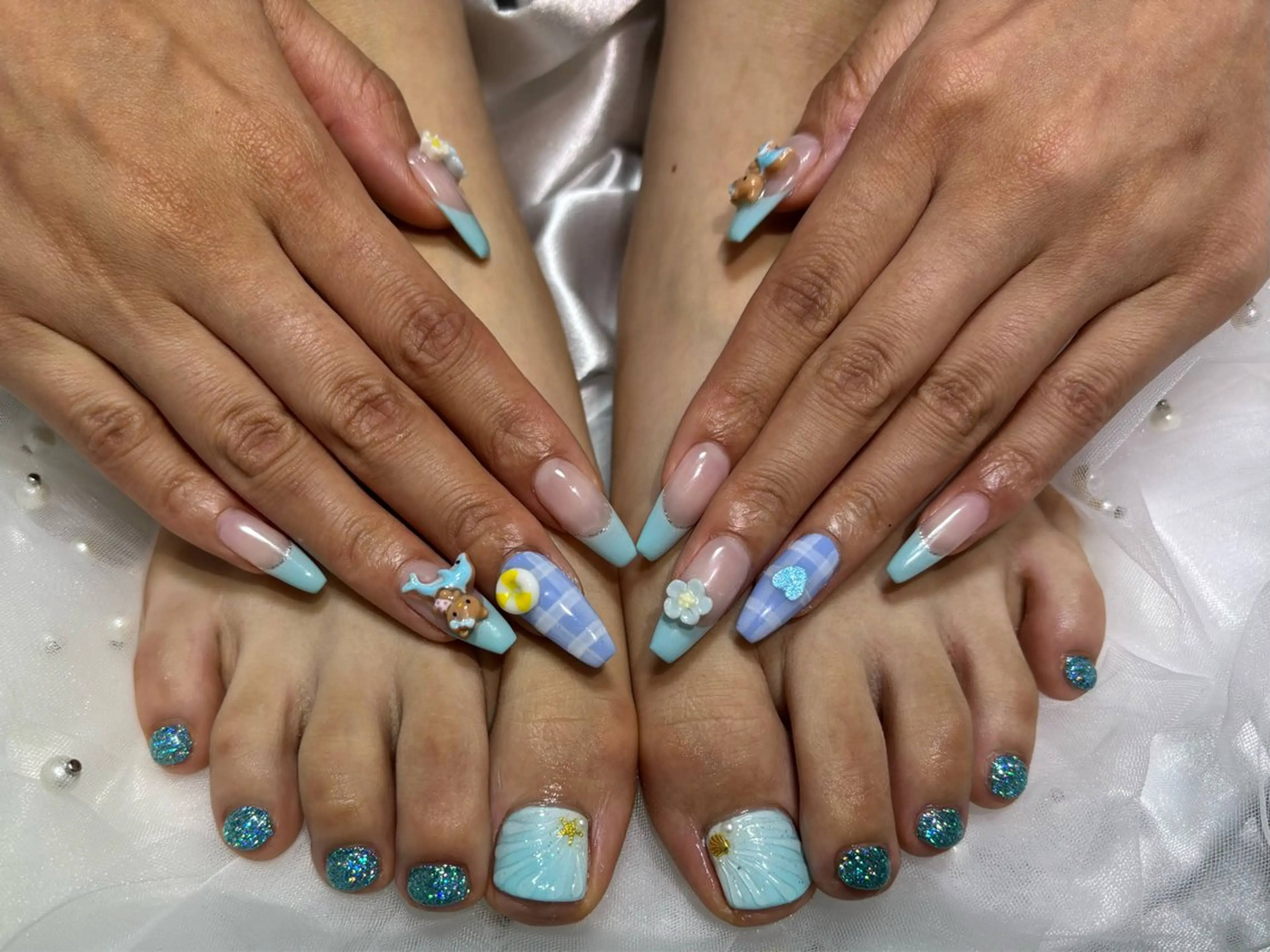 ネイル 夏ネイル 隠れ家サロン あたしンちのネイルデザイン