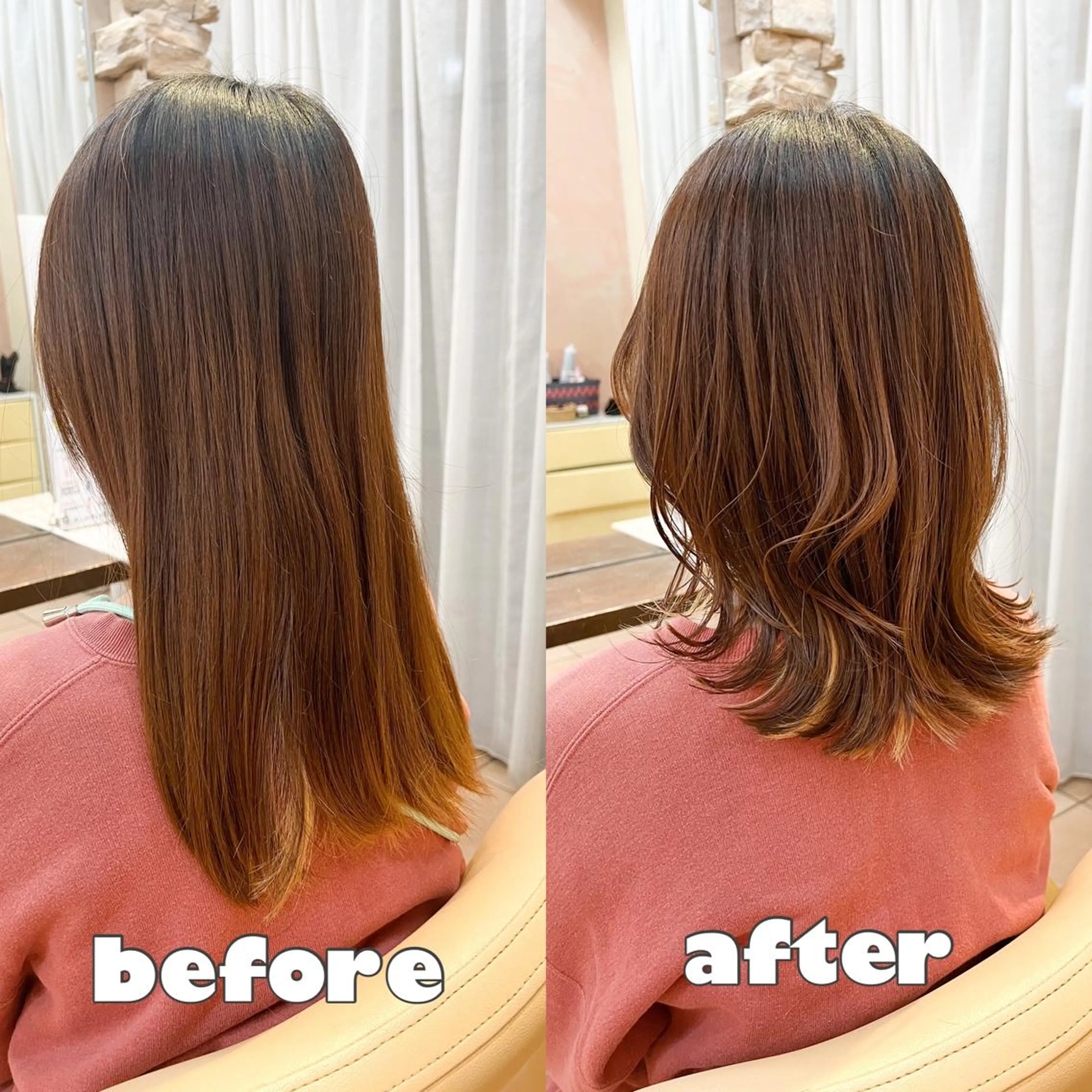 ミディアム 地毛風ストレート ⚡️下ノ村柊斗⚡️のヘアスタイル