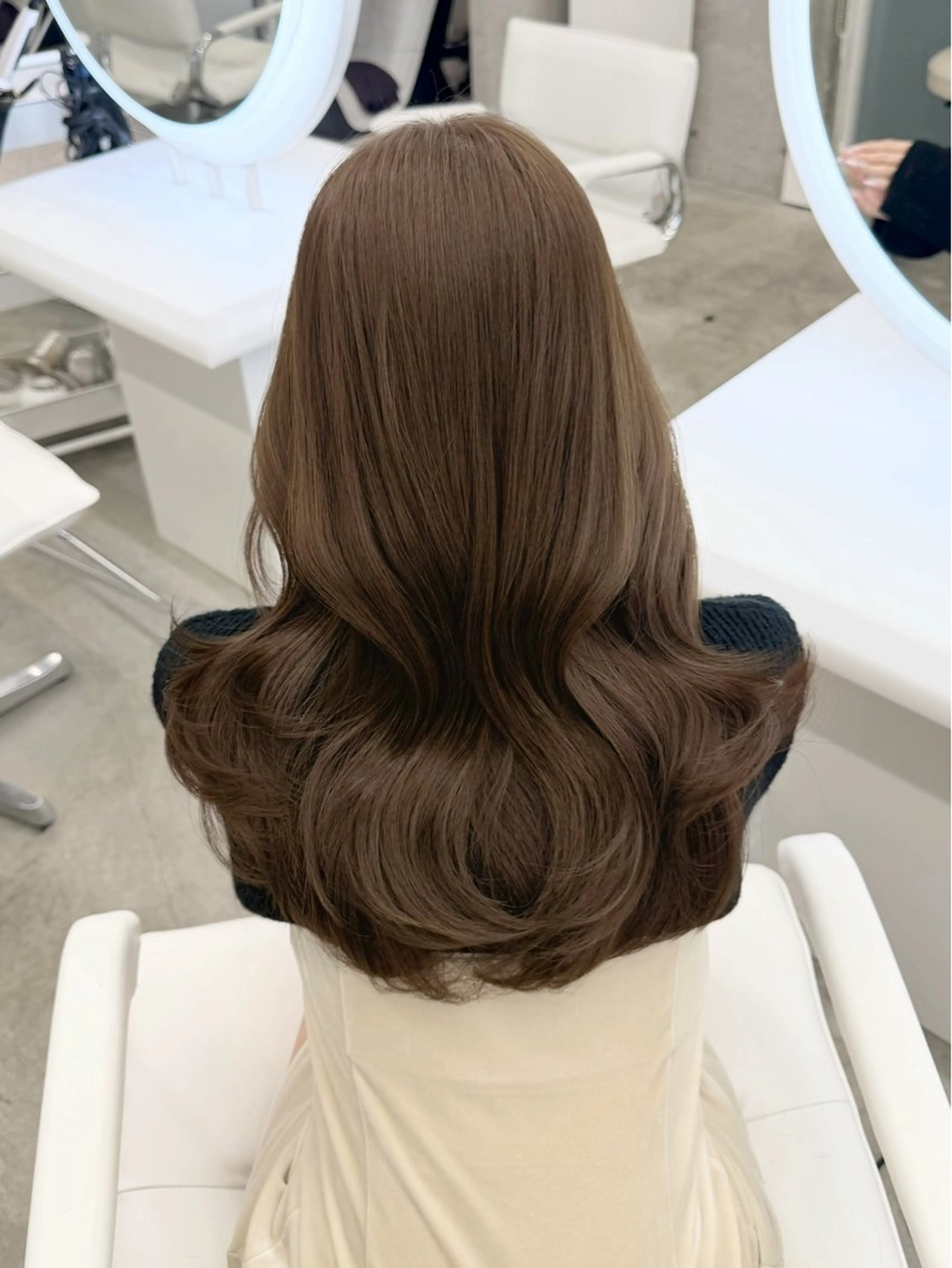 ロング カラー ヘアカラー ICY所属・kanna♡ 韓国ヘアーのヘアスタイル