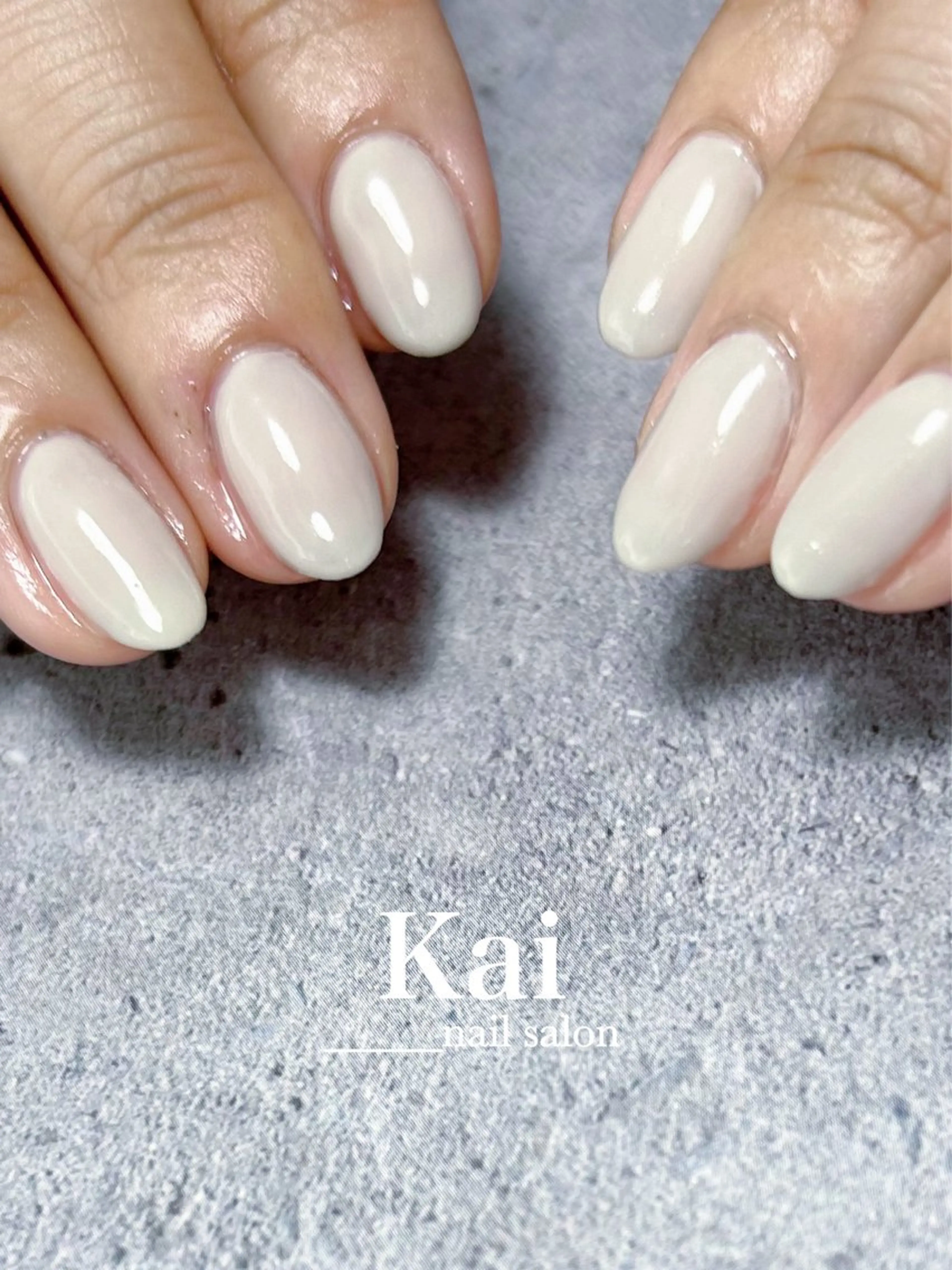 ネイル オーロラネイル フレンチネイル 韓国ネイル マグネットネイル ニュアンスネイル ハンドネイル Kai  nail Mayukoのネイルデザイン