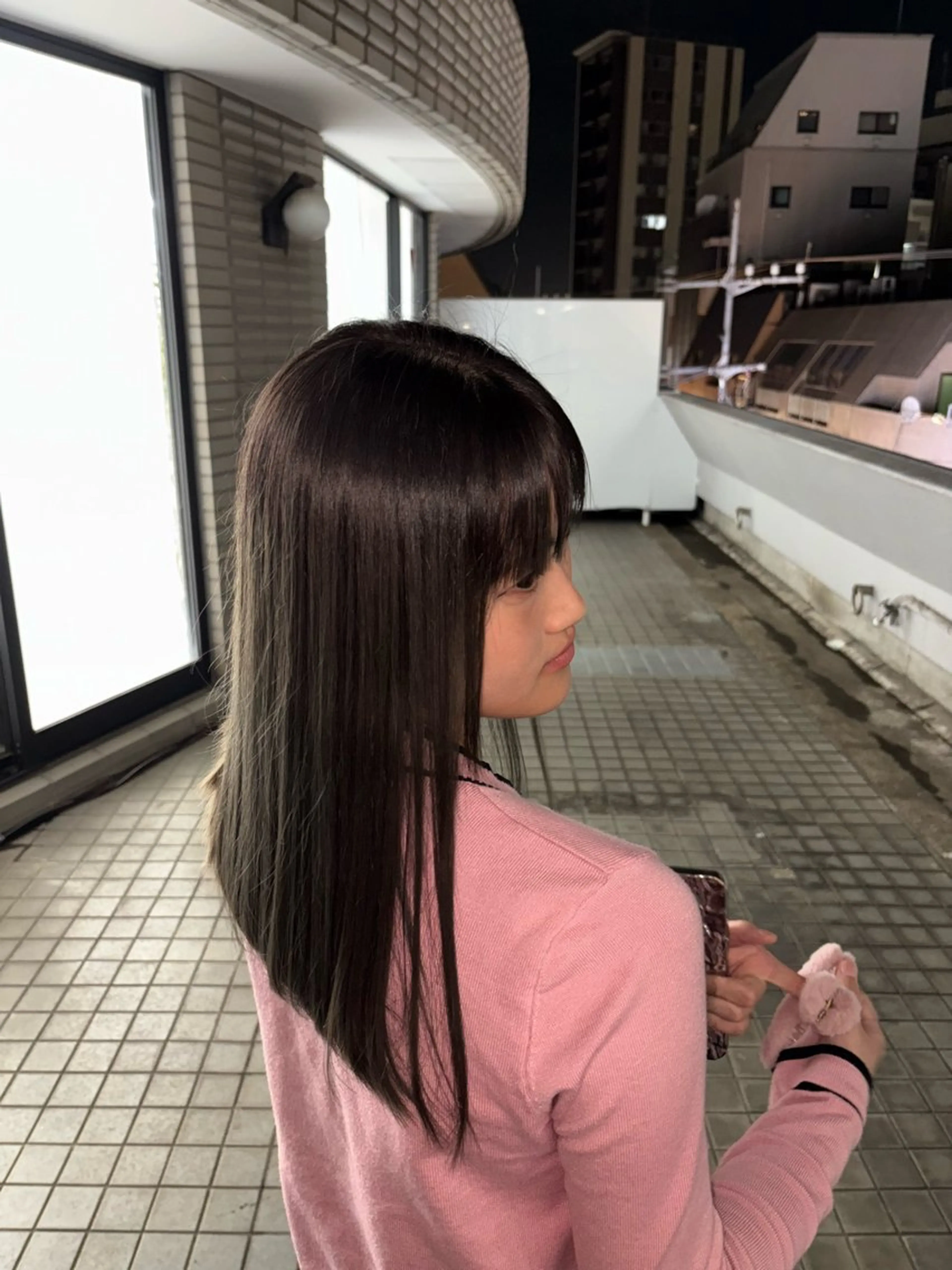 ロング カラー 森田 亜海のヘアスタイル