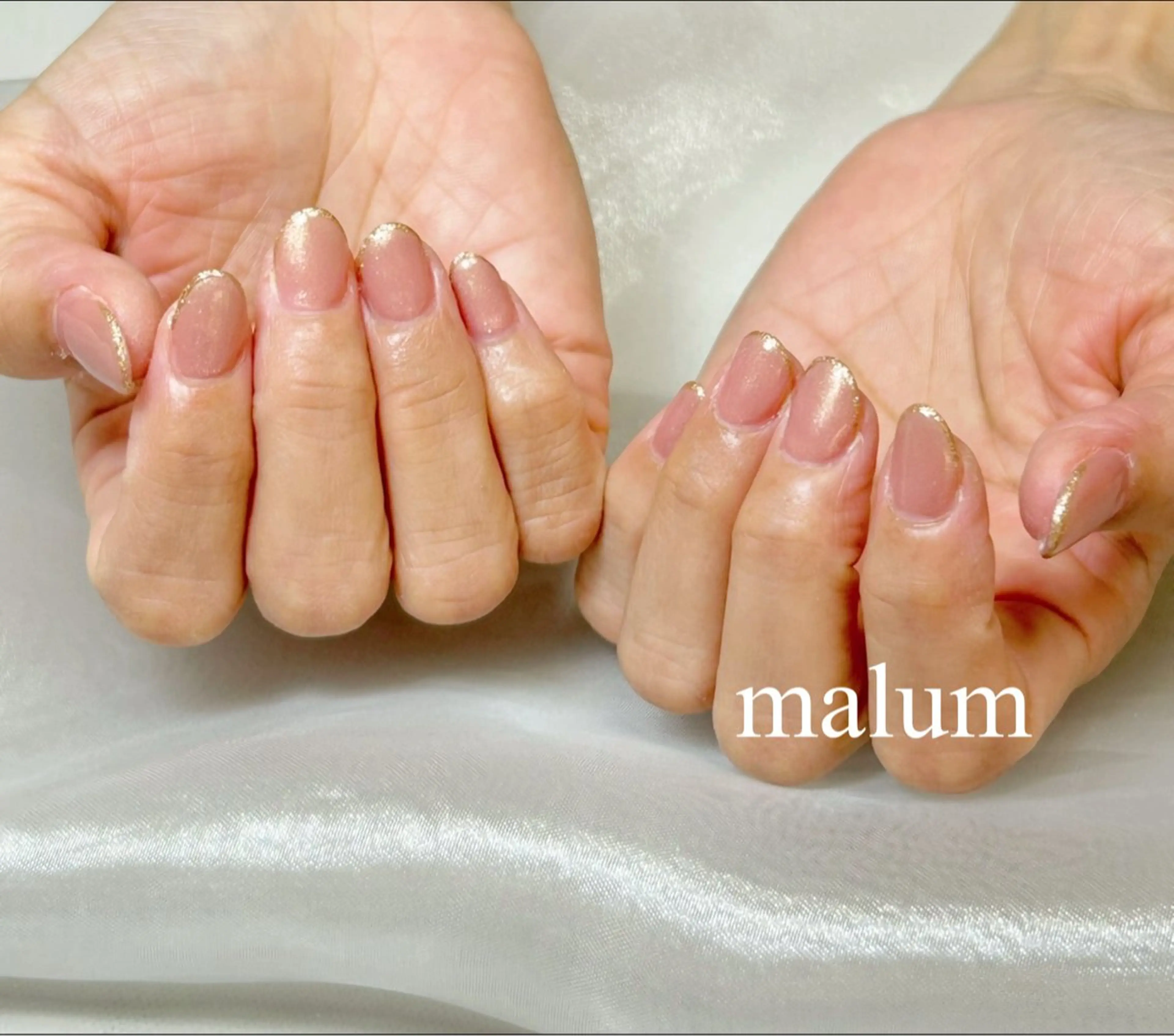 ネイル フレンチネイル ハンドネイル malum nailのネイルデザイン