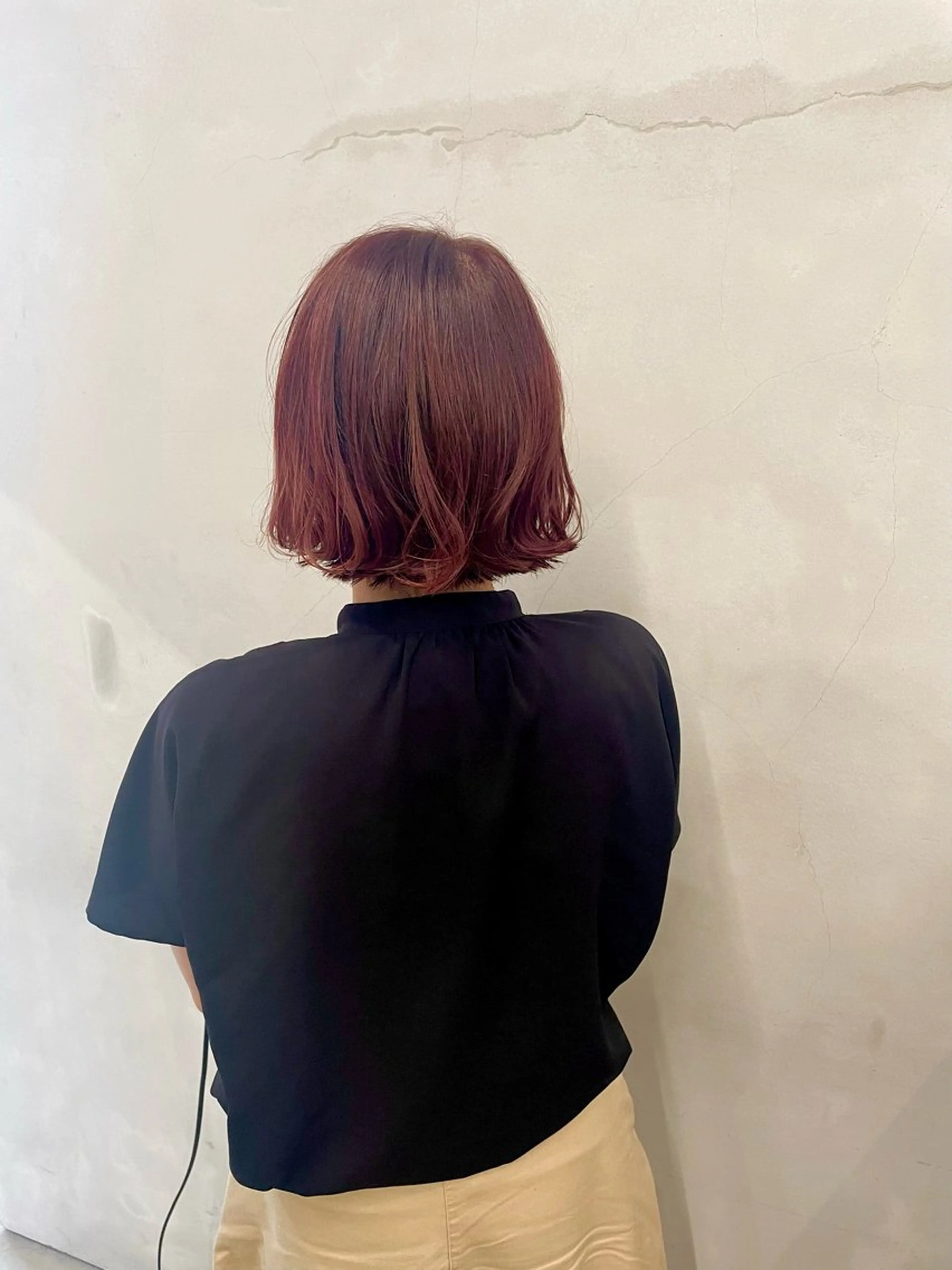 ショート カラー ブリーチ ブリーチなしカラー ピンクカラー COEUR/ SHUEI👾のヘアスタイル