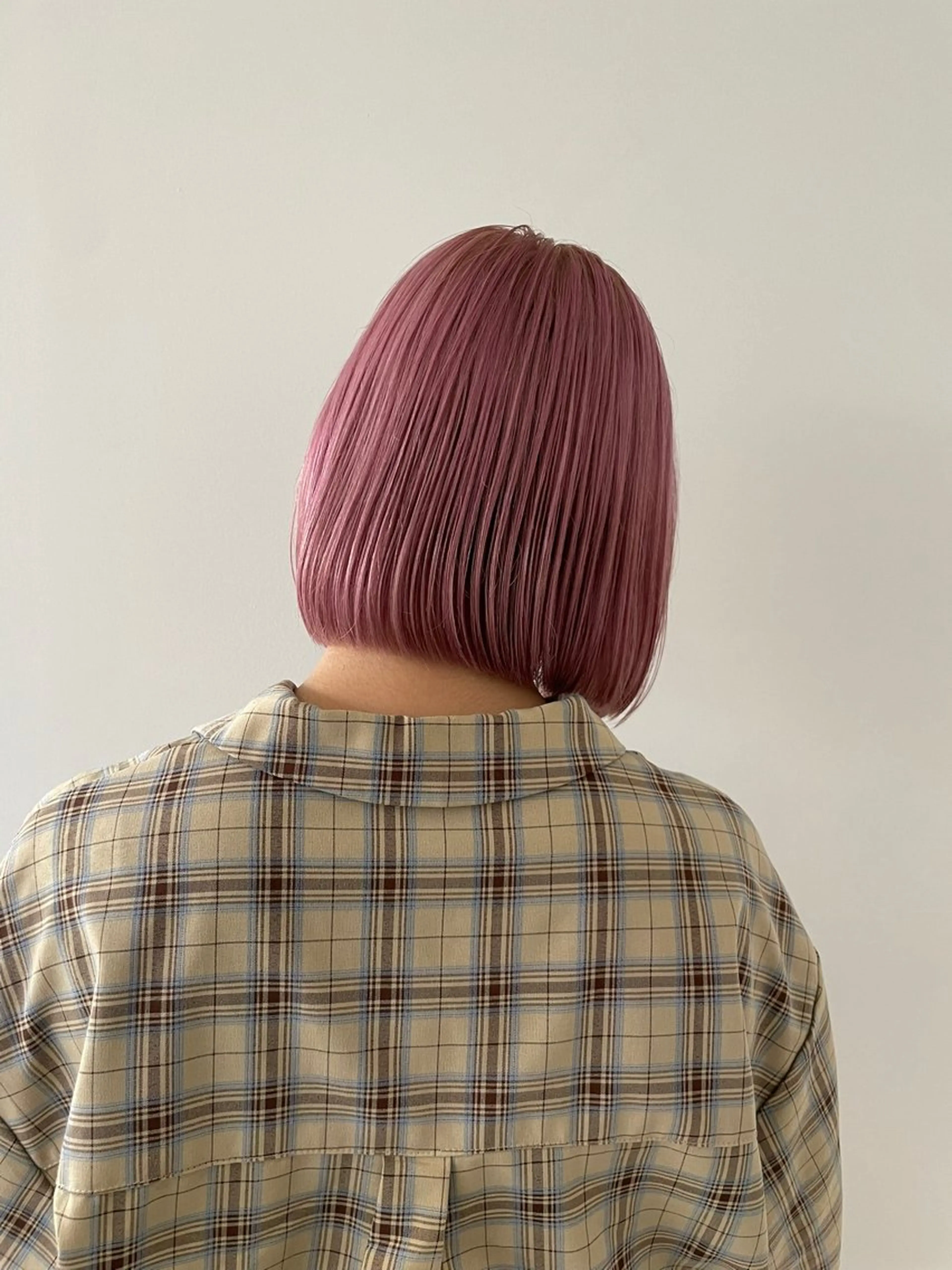 ミディアム 小顔レイヤー×コンパ クトボブ/林隆平のヘアスタイル