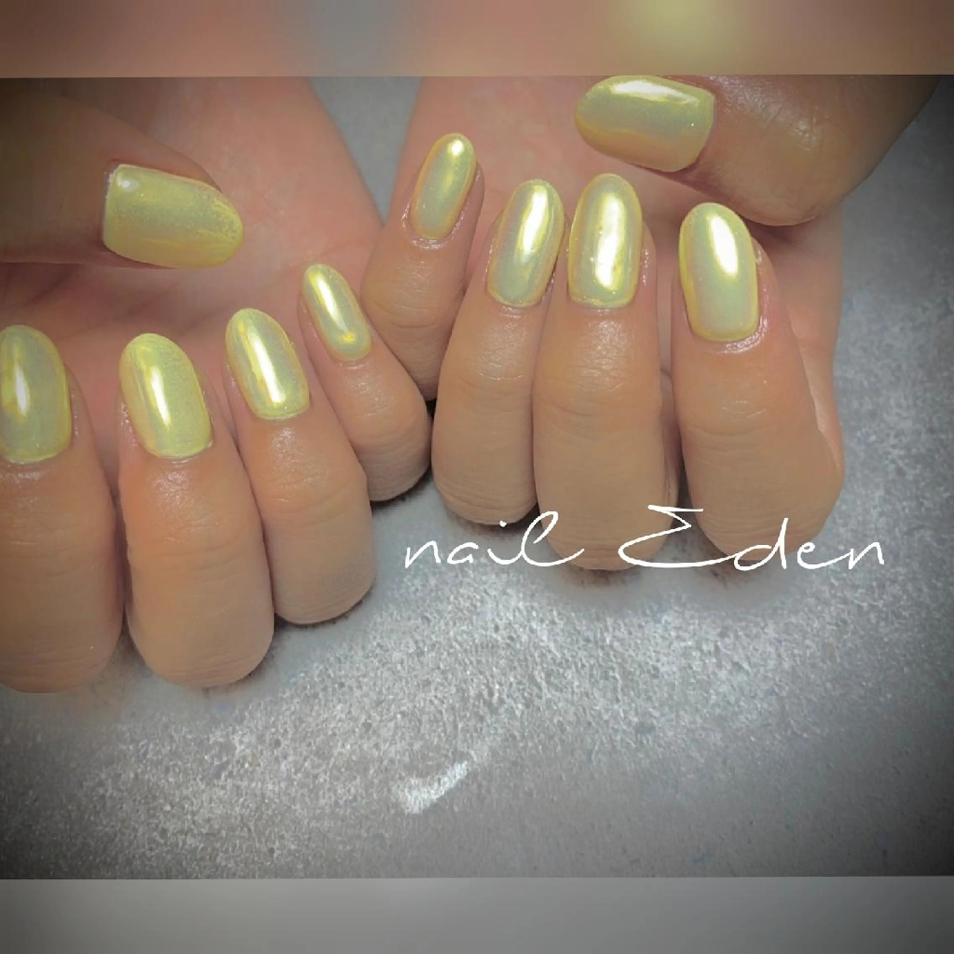 ネイル オーロラネイル Eden ♾️のネイルデザイン
