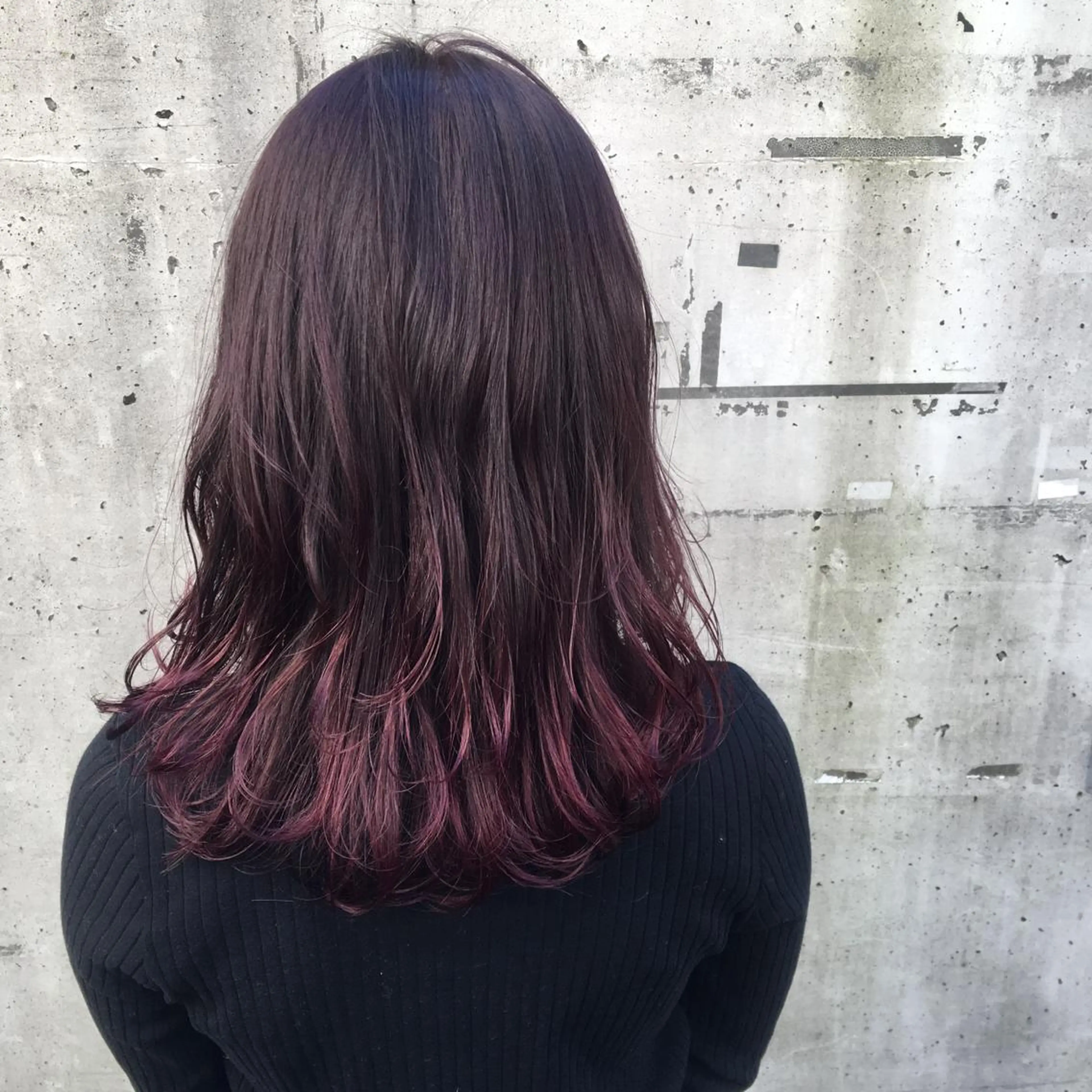 ロング カラー グラデーションカラー ピンクカラー パープルカラー マンツーマン美容師 立川 ♡MIHO♡のヘアスタイル