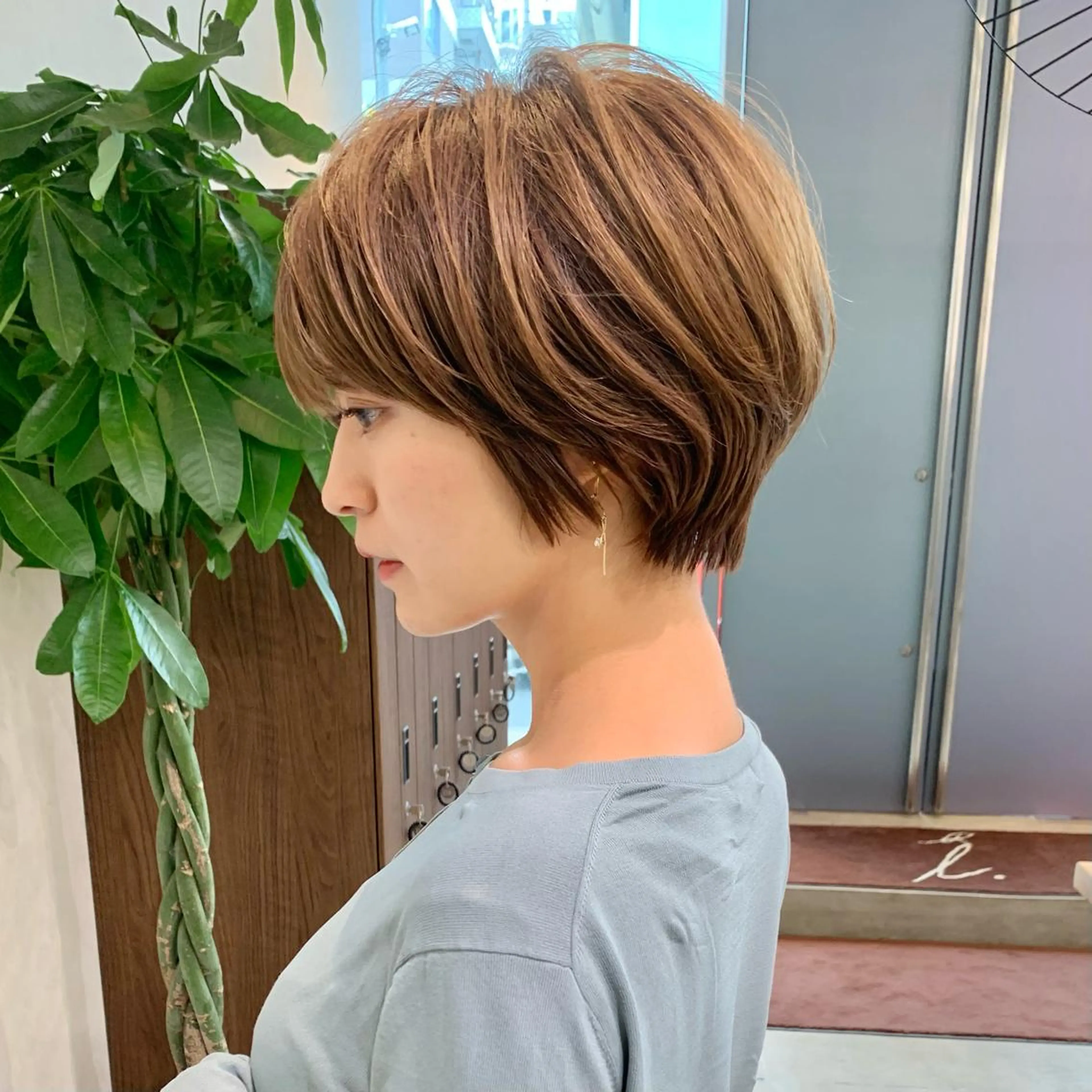 ショート カラー 🐧銀座/ショート/ ショートボブ広瀬🐧のヘアスタイル