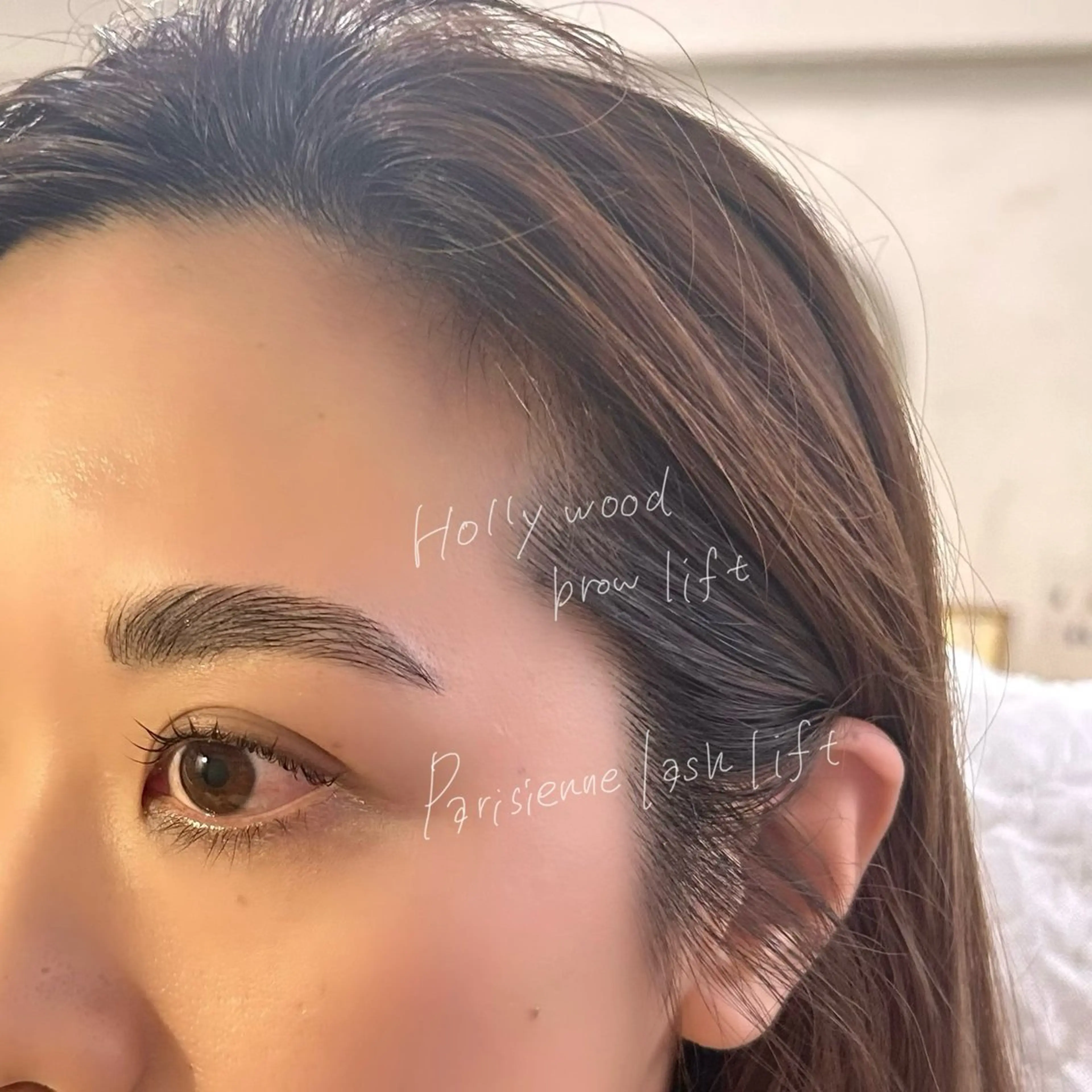 アイブロウ ハリウッドブロウリフト 吉祥寺kasumi 🌛eye/browのマツエク・マツパデザイン
