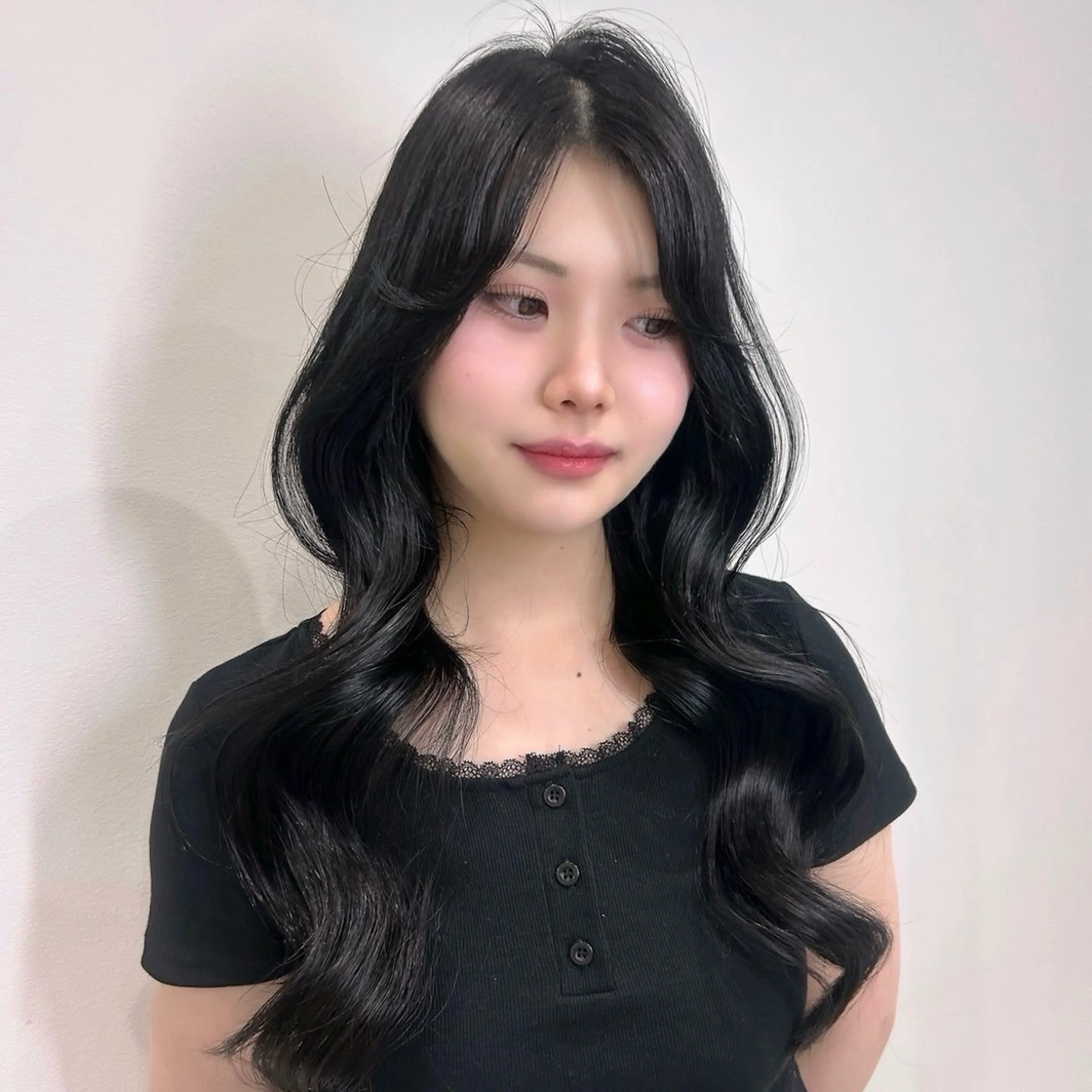 ロング カラー ヘアカラー トリートメント yuuka 🖤韓国ヘア🖤のヘアスタイル