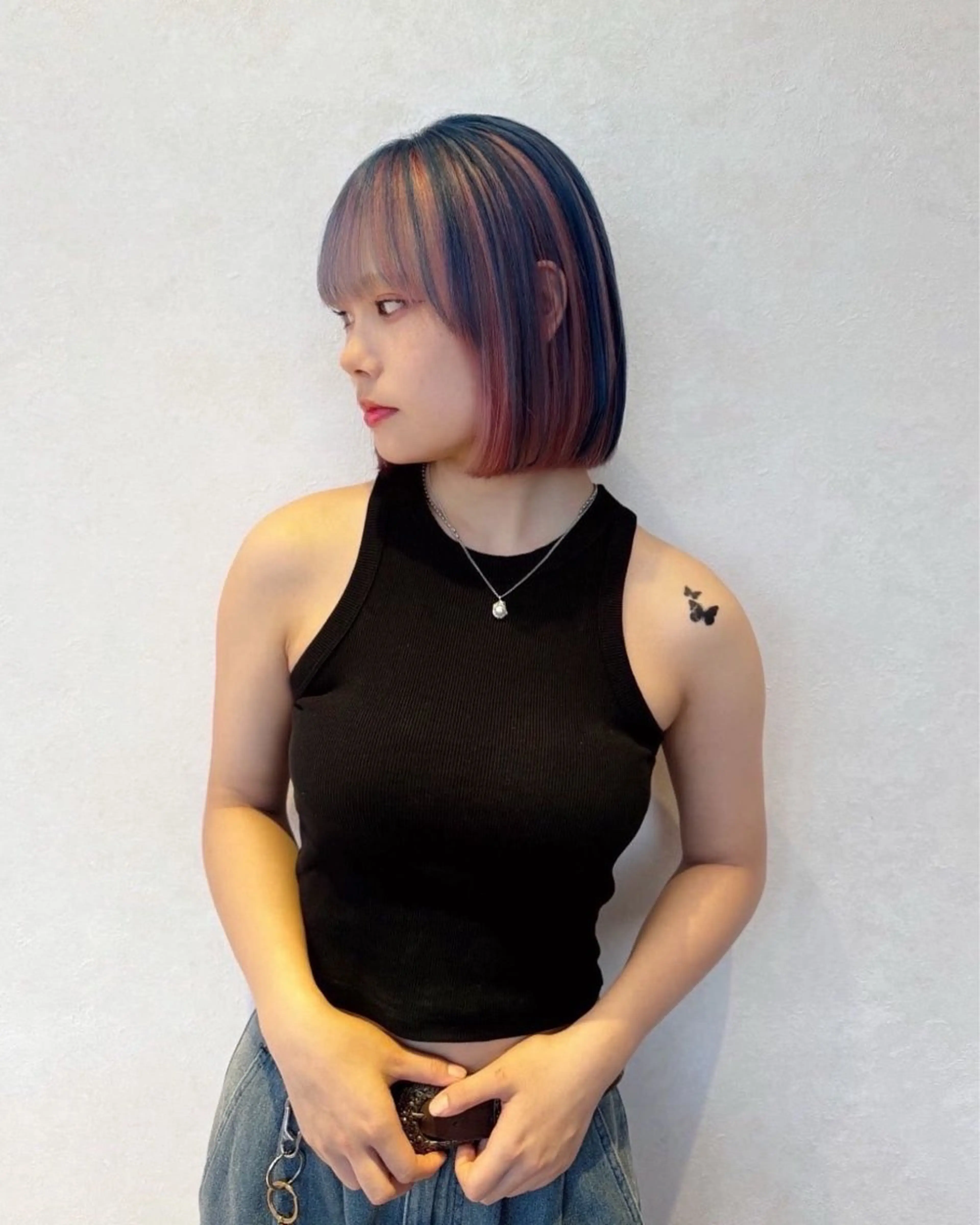 カラー 🖤複雑履歴ブリーチ Mizuki 🖤のヘアスタイル