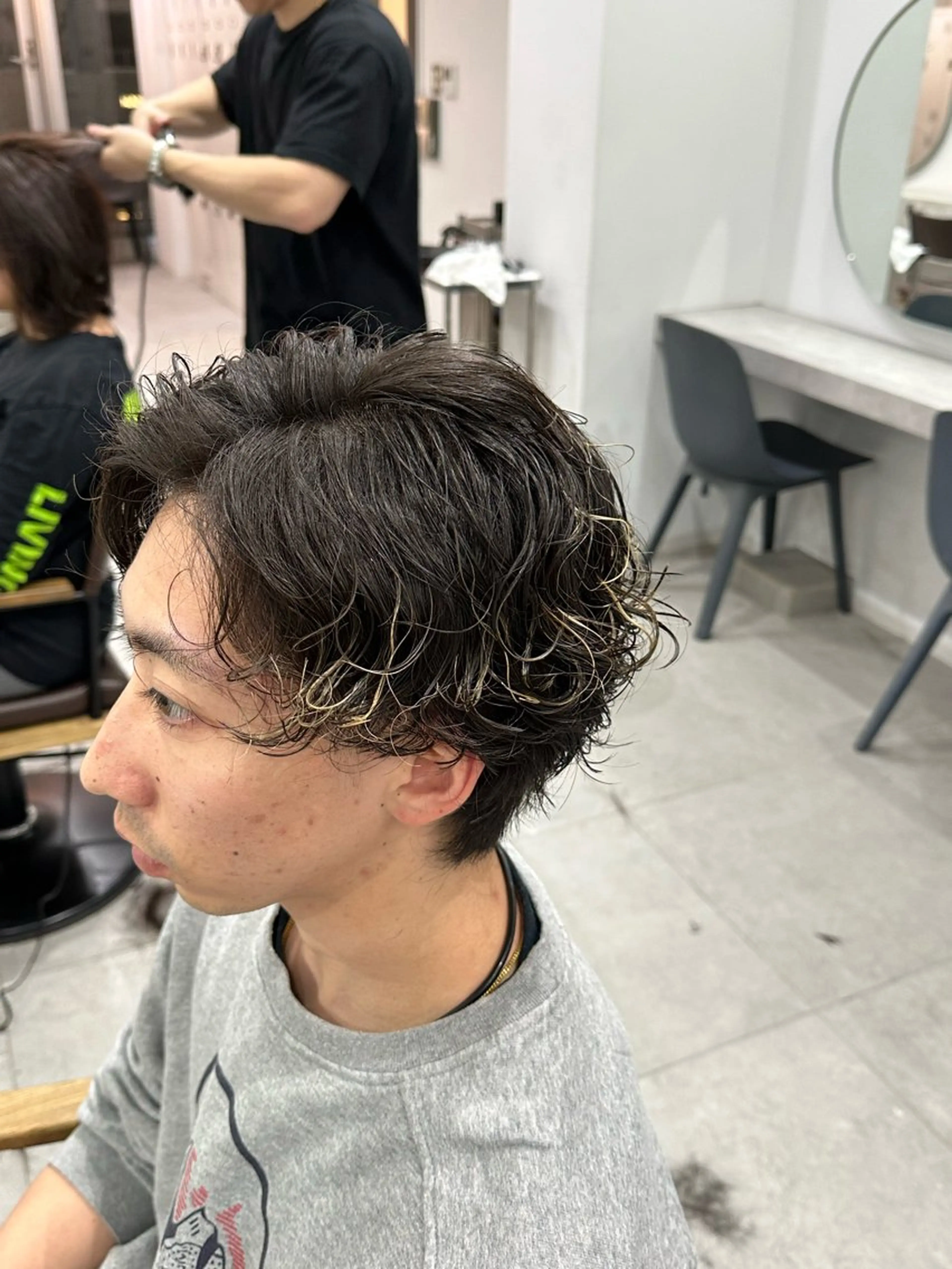 パーマ カット パーマ シガ ミクトのヘアスタイル
