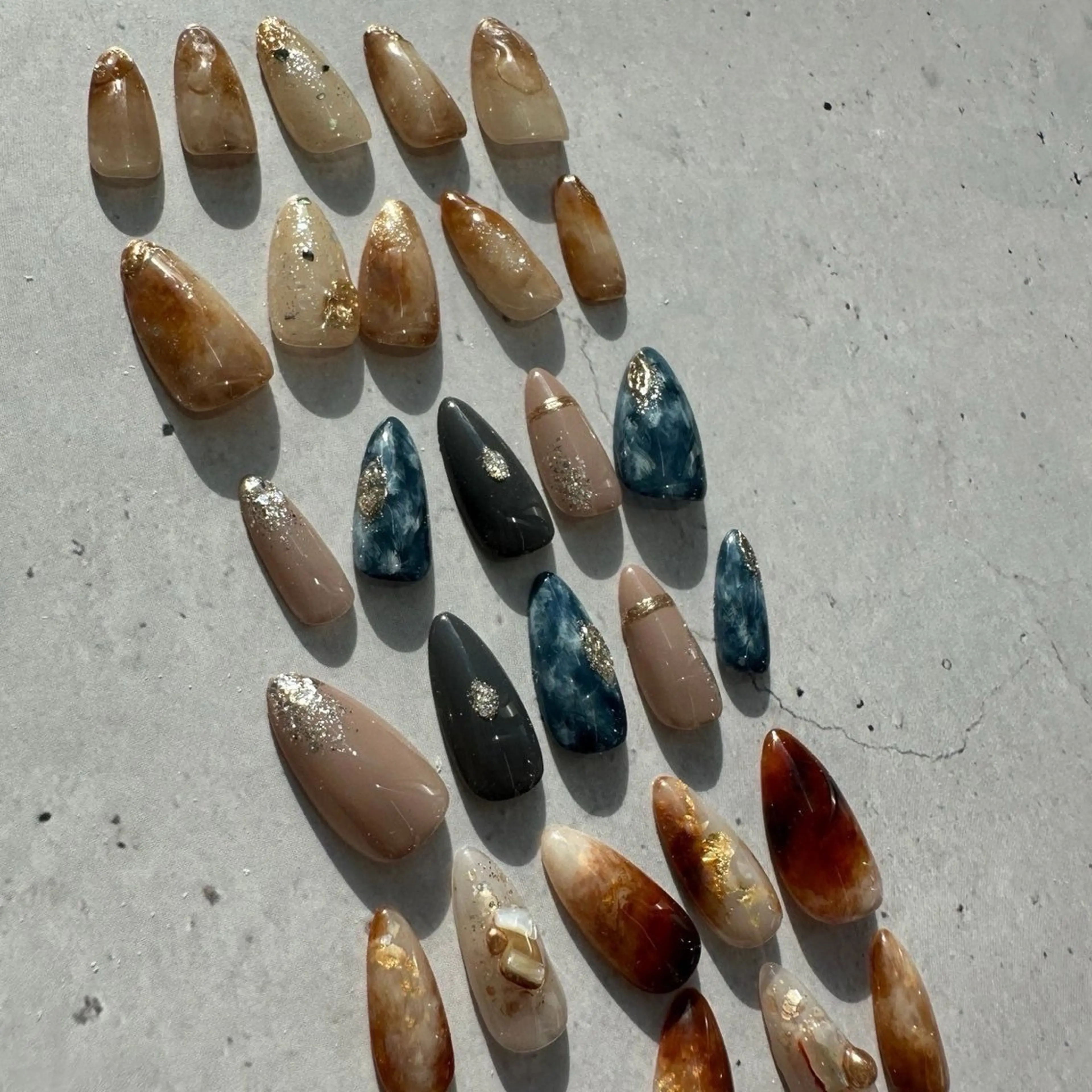 ネイル ⭐︎休業中の練習⭐︎ JNA認定講師髙橋のネイルデザイン