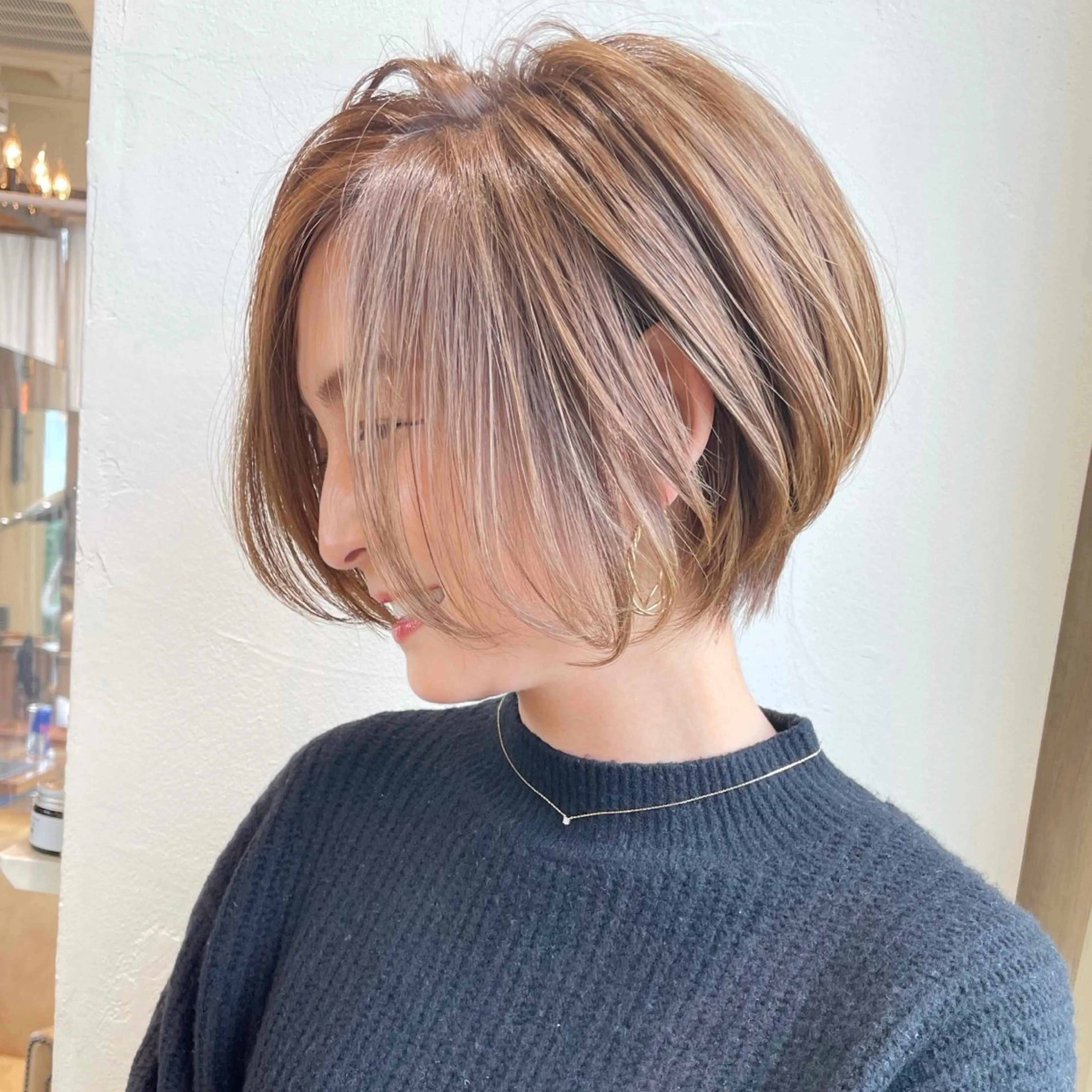 【ショートカット限定価格✨】ショートヘア🌿カット＋カラー＋2Stepトリートメント＋スパ🫧の写真