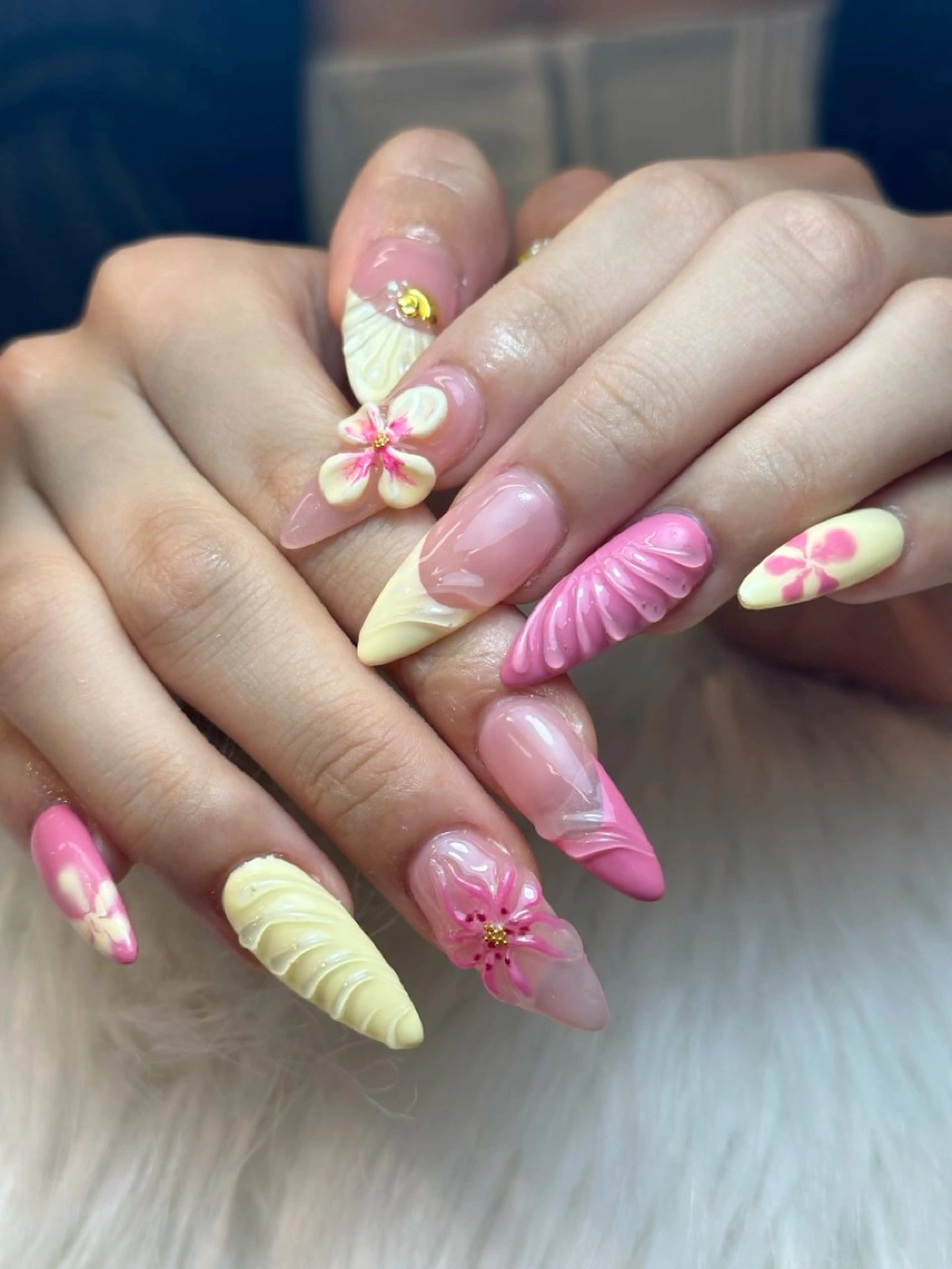 ネイル アートネイル ジェルネイル マグネットネイル ハンドネイル JennNail_ マオのネイルデザイン