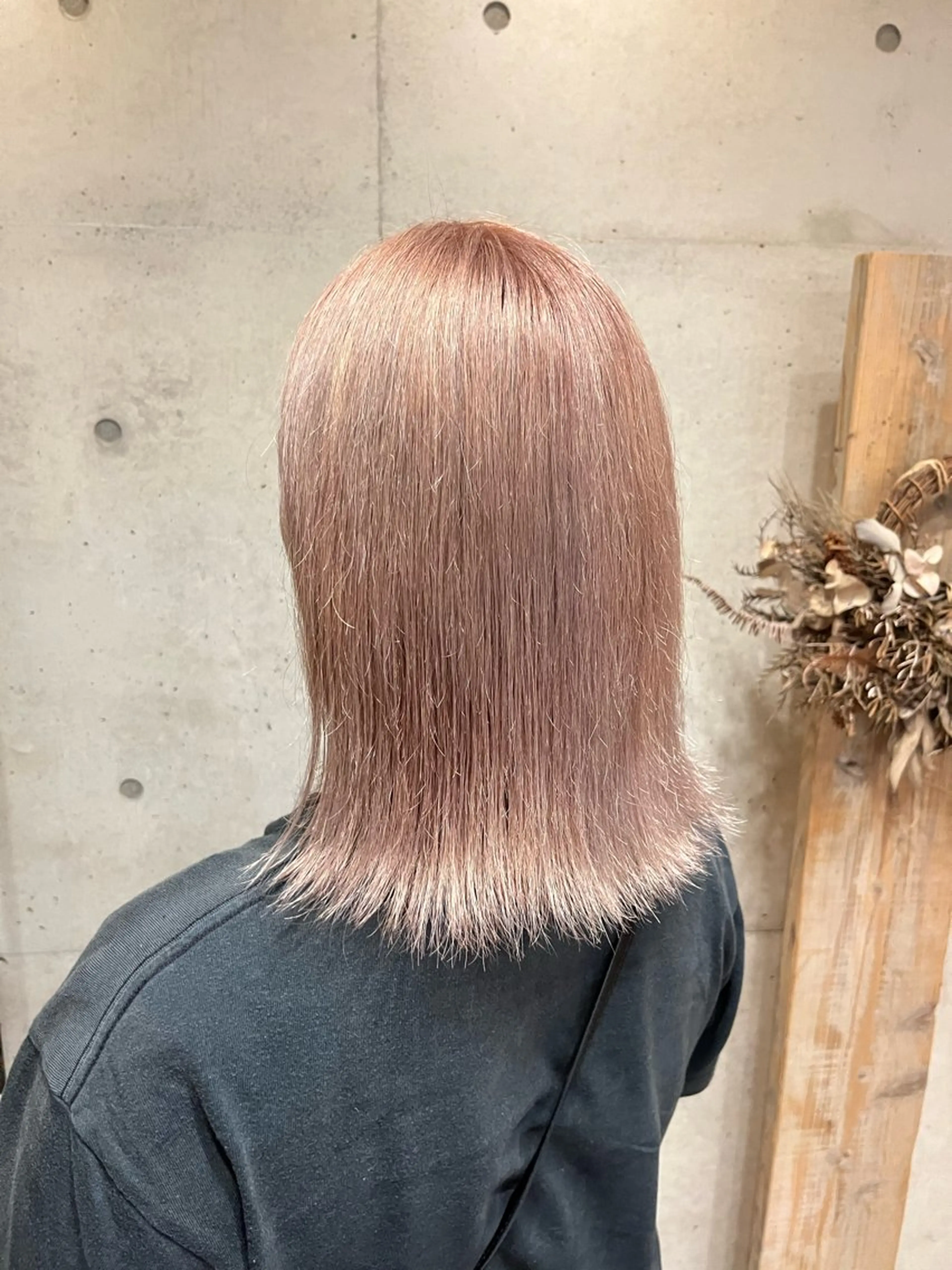 カラー 心美/ブリーチなし 透明感カラーのヘアスタイル