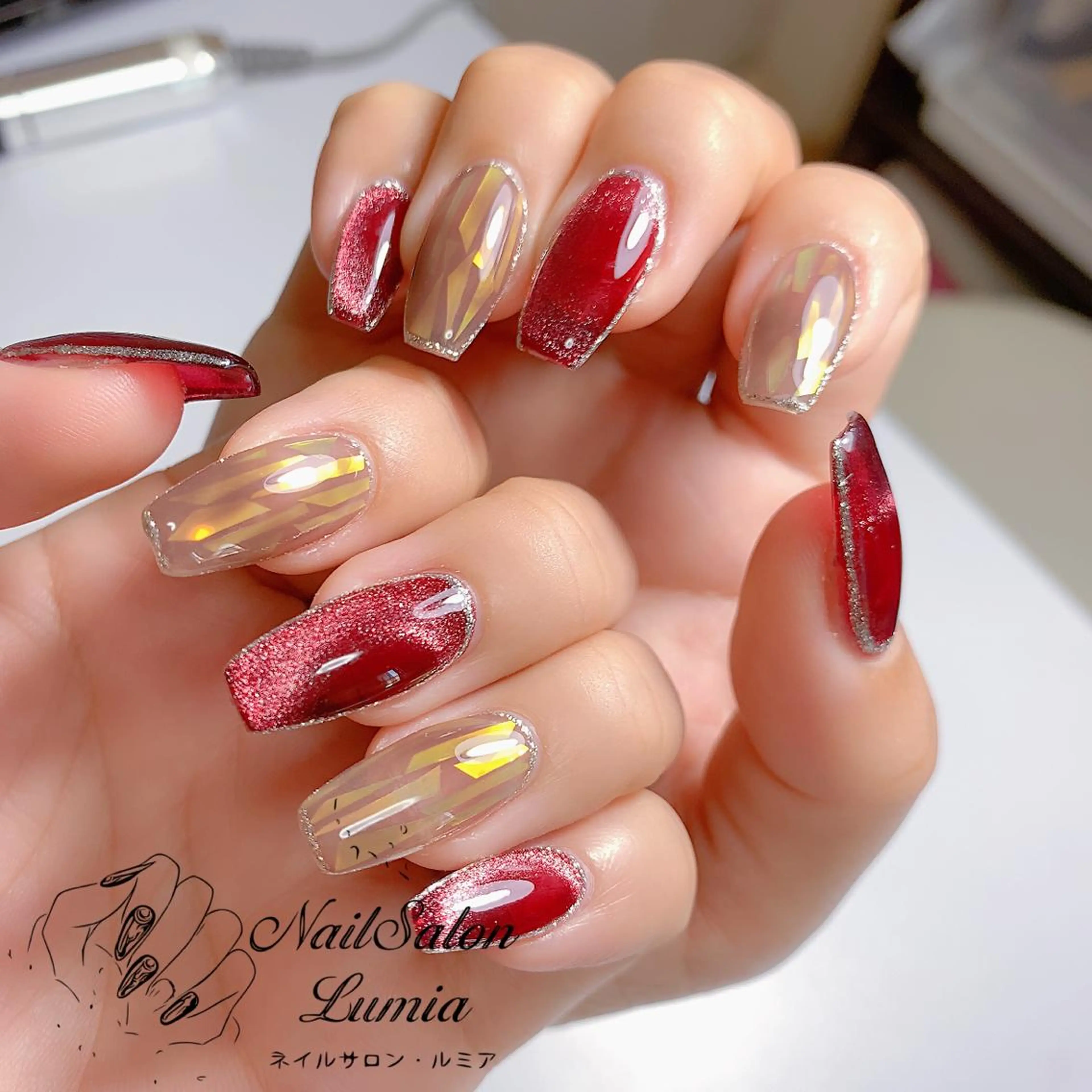 ネイル ハンドネイル ネイルサロン ルミア Lumia 店長のネイルデザイン