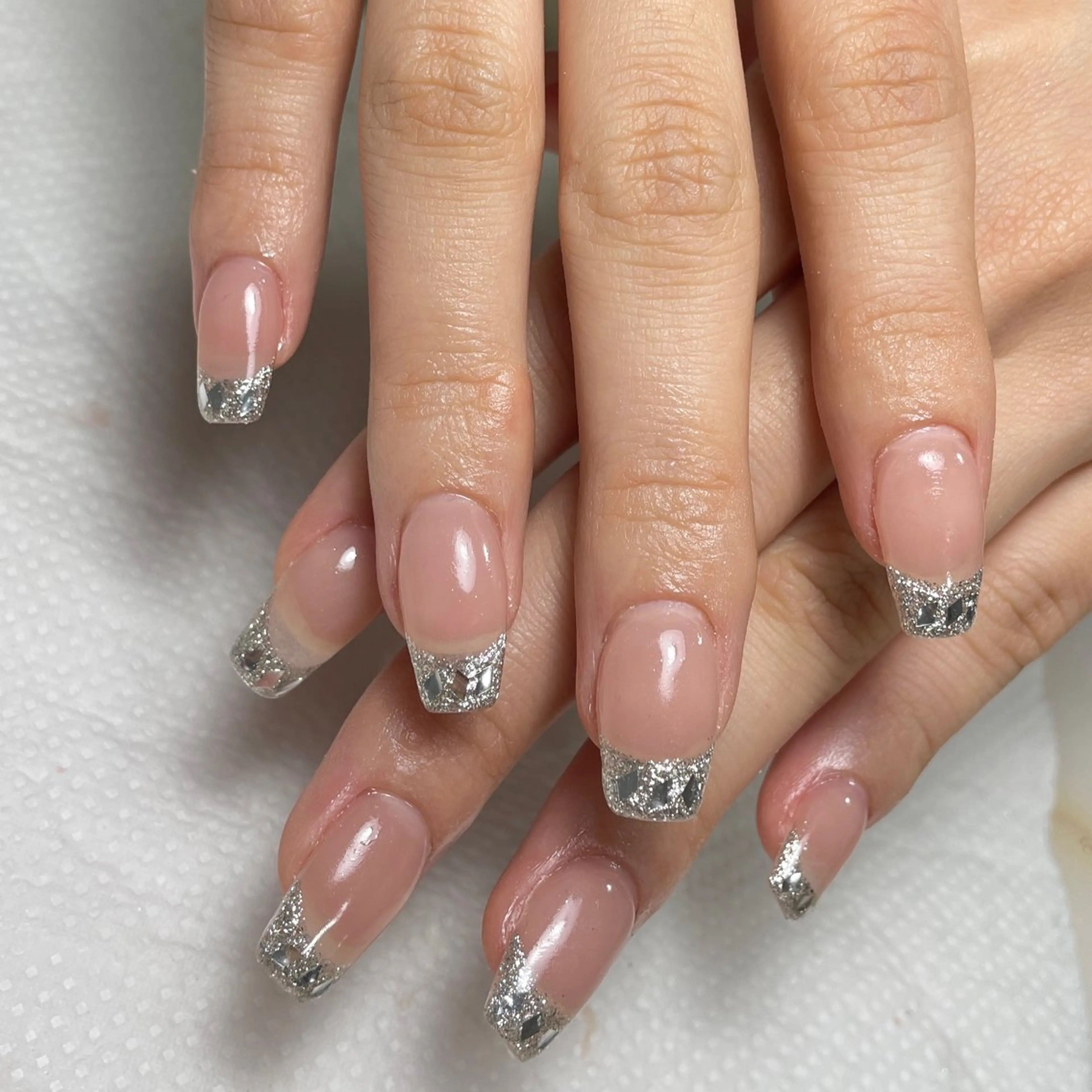 ネイル アートネイル フレンチネイル ジェルネイル グラデーション 韓国ネイル ハンドネイル 久保田 マリコのネイルデザイン