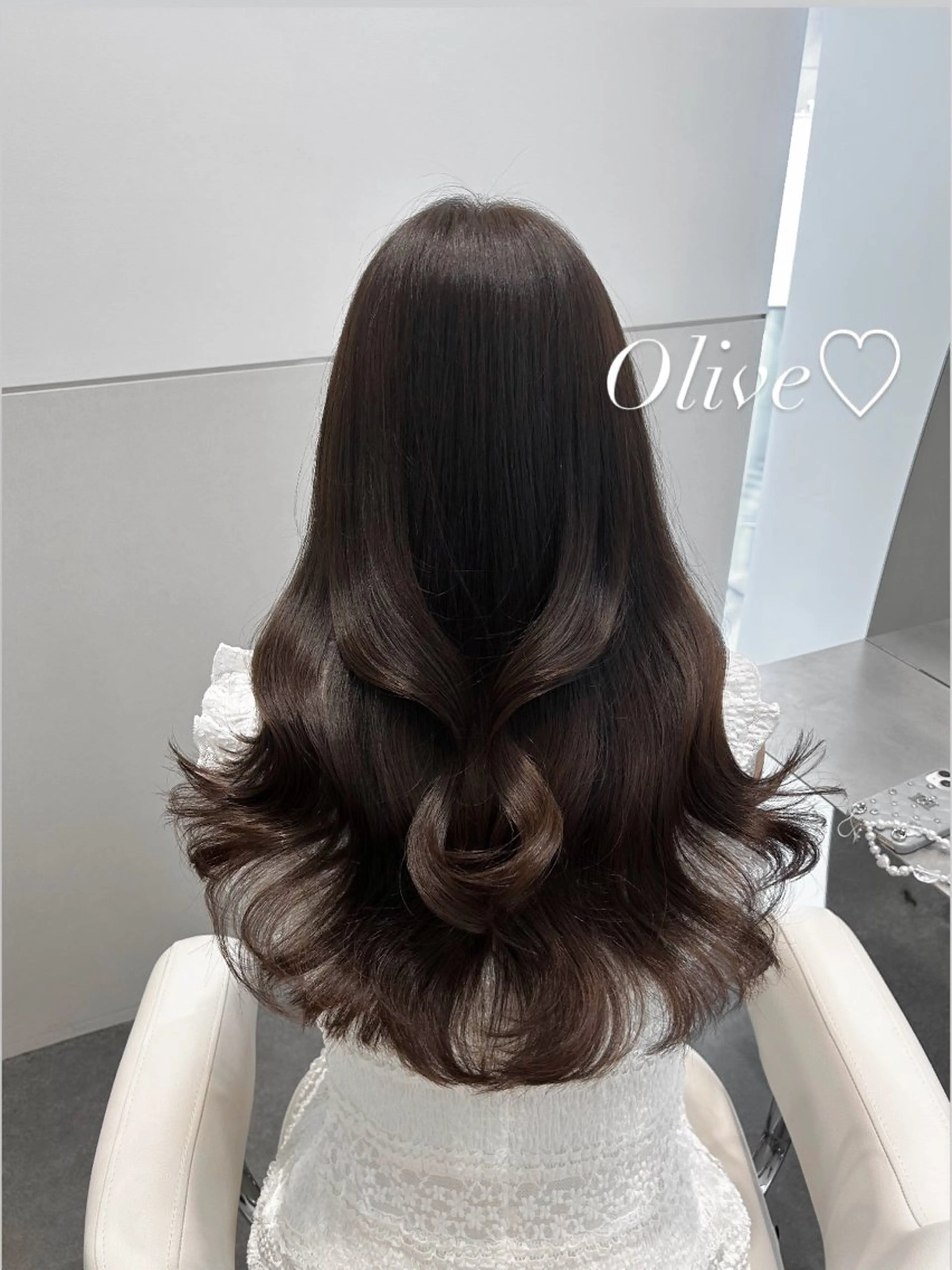 ロング カラー カット ヘアカラー トリートメント SALOWIN銀座一丁目suite店所属・🩷韓国ヘア/ヨシン モリ🩷Maikaのヘアスタイル