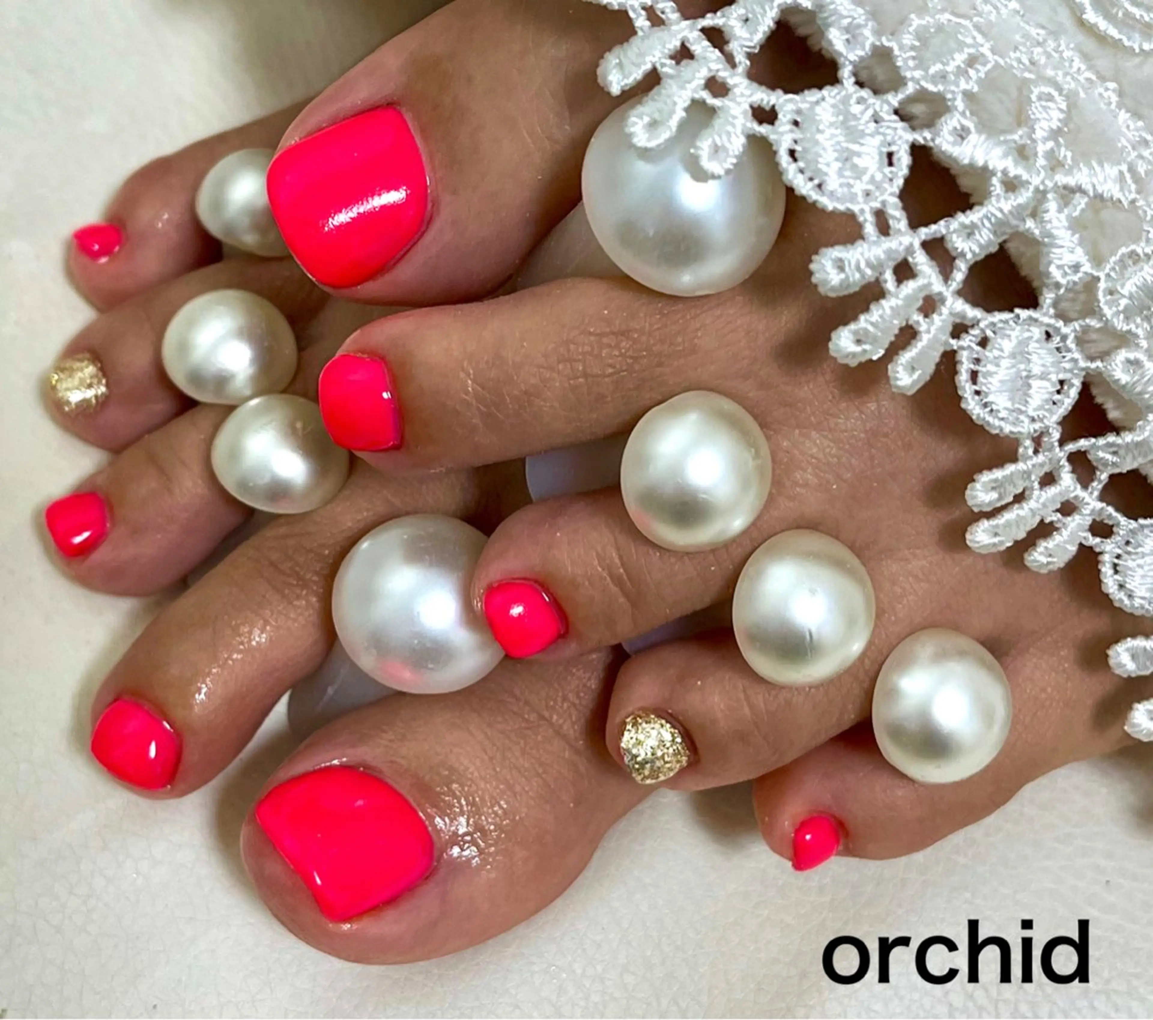 ネイル orchid ♡オーキッドのネイルデザイン