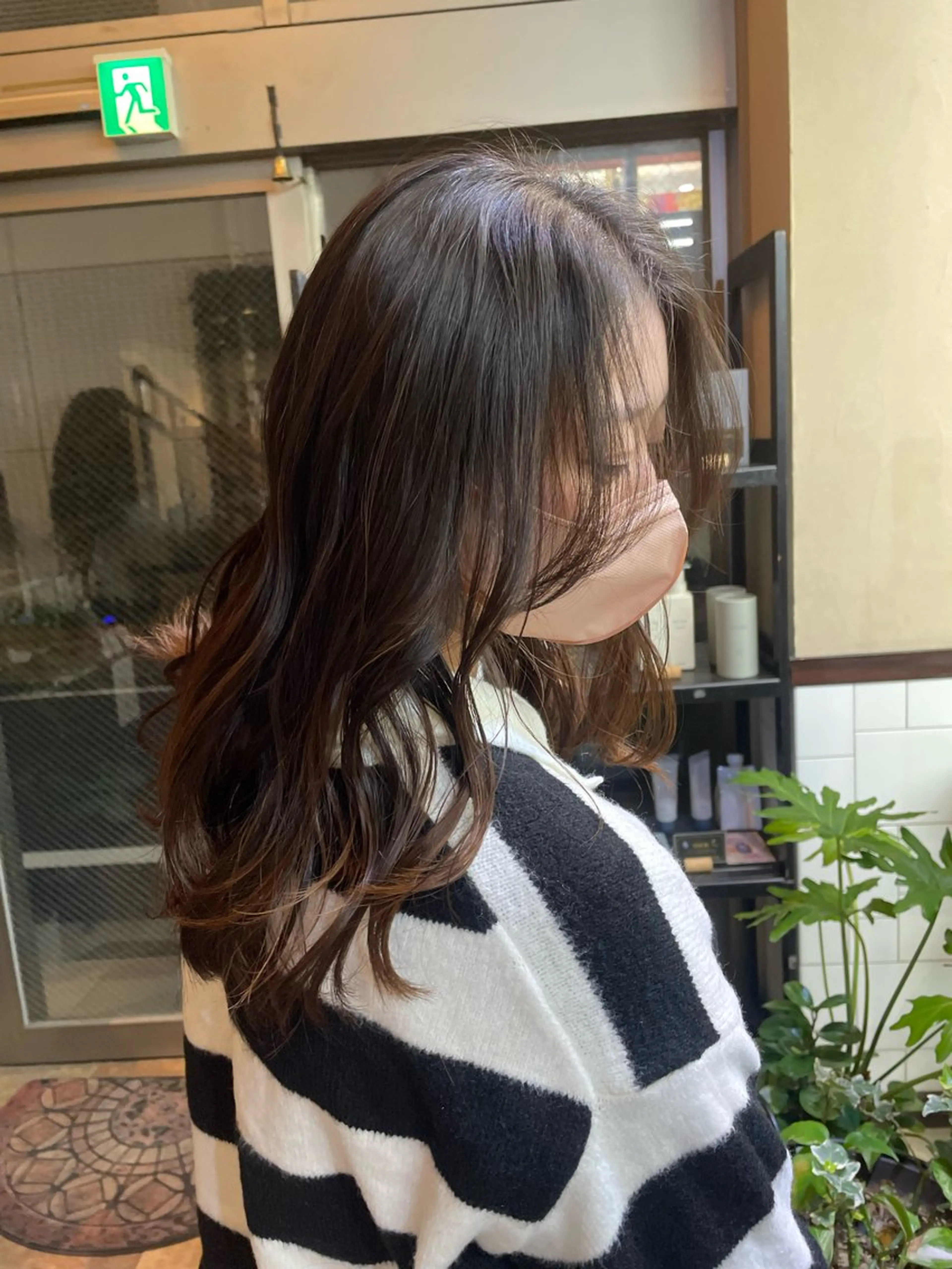 ロング 顔周りカット レイヤーカット 安藤萌栞 ／カットモデル募集のヘアスタイル