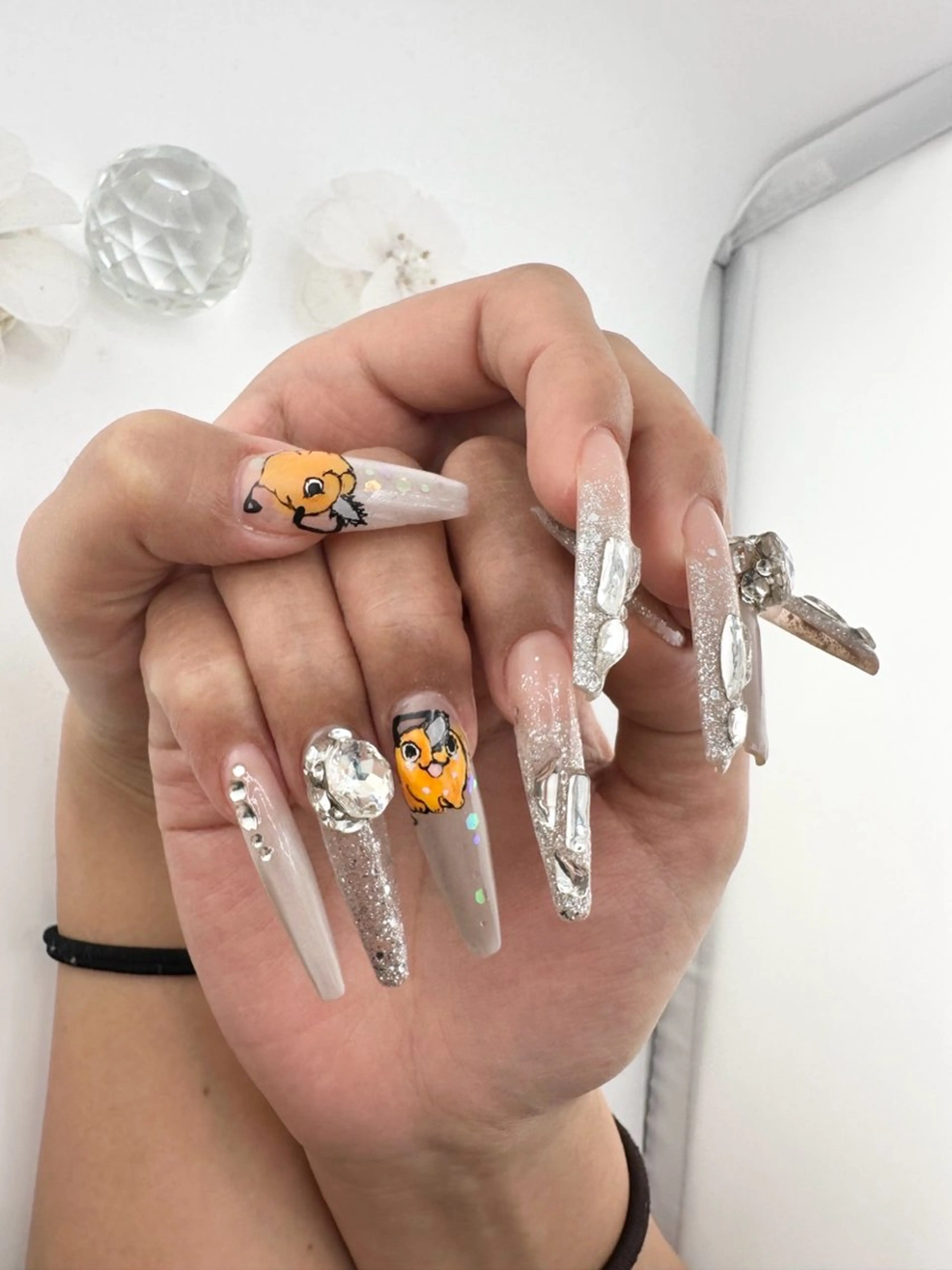 ロング RISA nail gleeのネイルデザイン