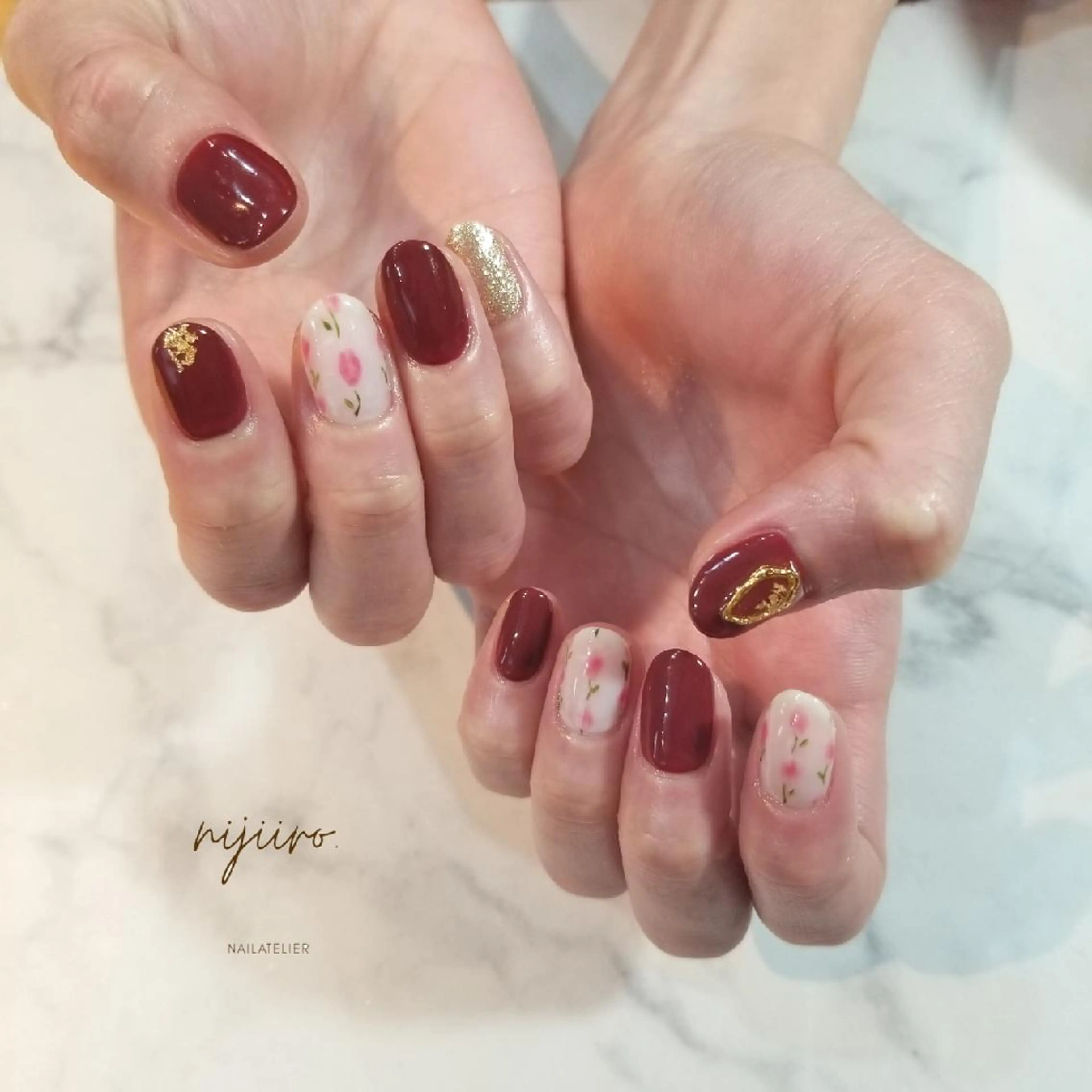 ネイル ハンドネイル nijiiro🌈 サトウのネイルデザイン