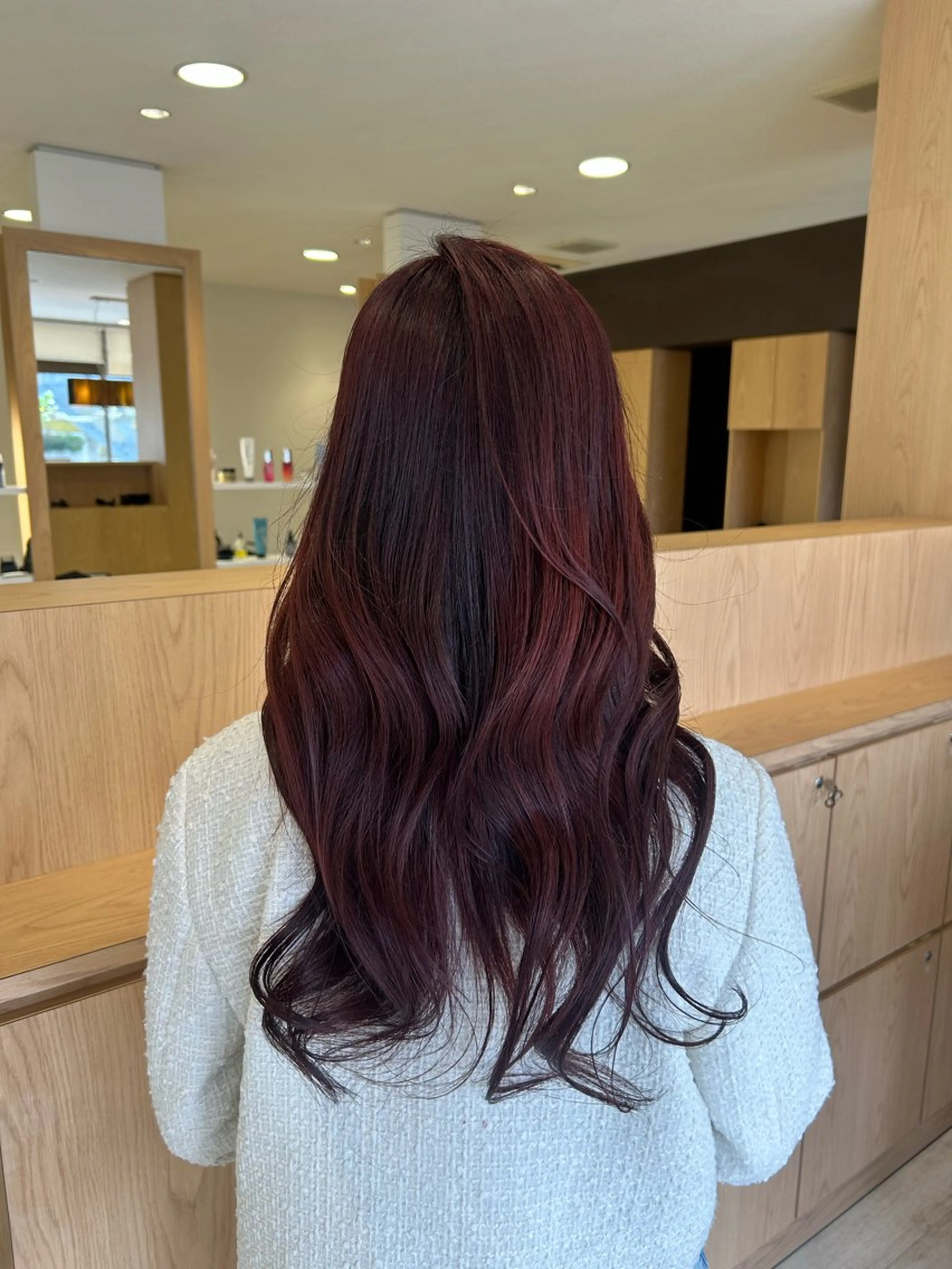 ロング ヘアカラー 脇田 志穂のヘアスタイル