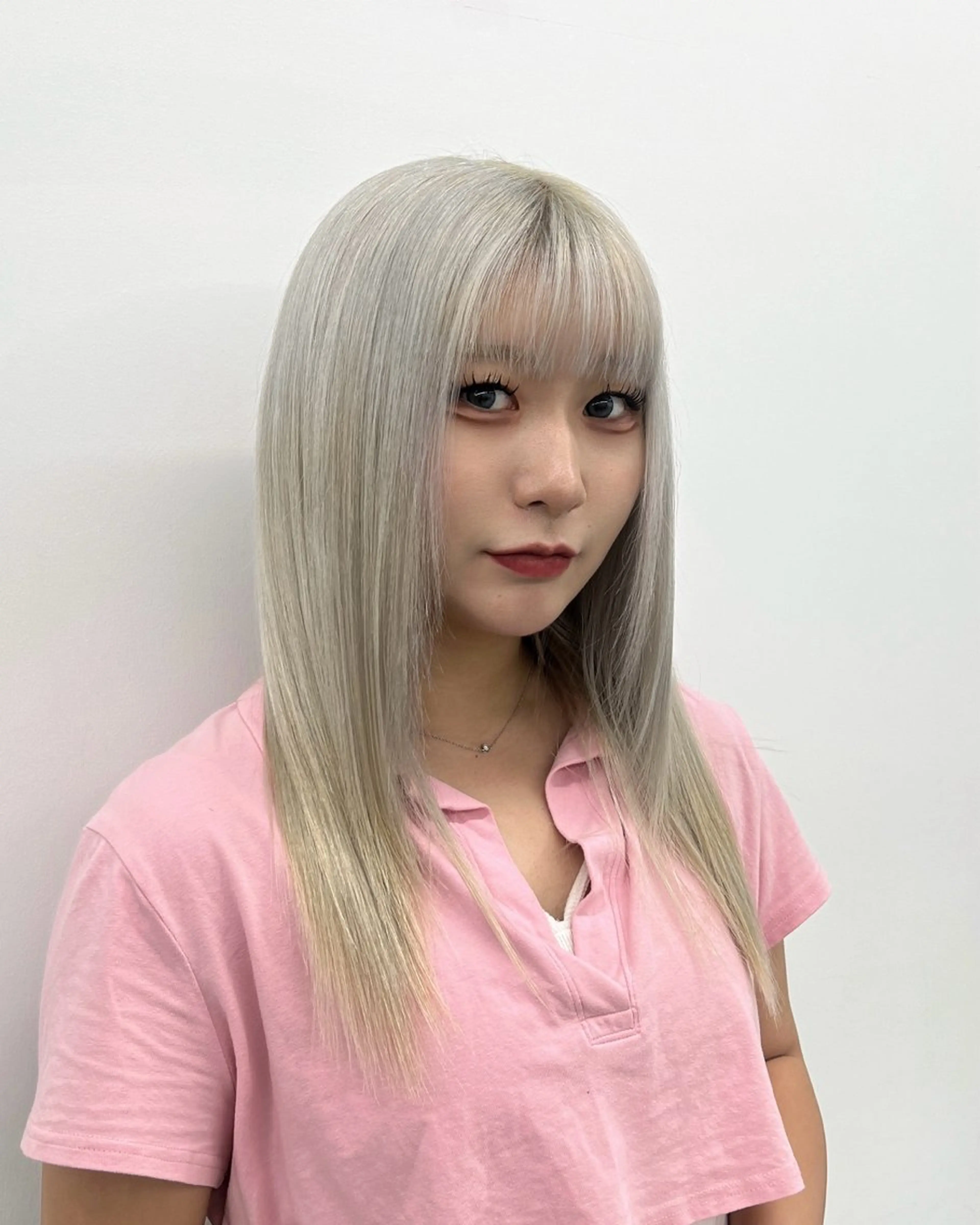 ロング カラー カット ヘアカラー トリートメント 赤みゼロ/透明感 カラー🌿KANTAのヘアスタイル