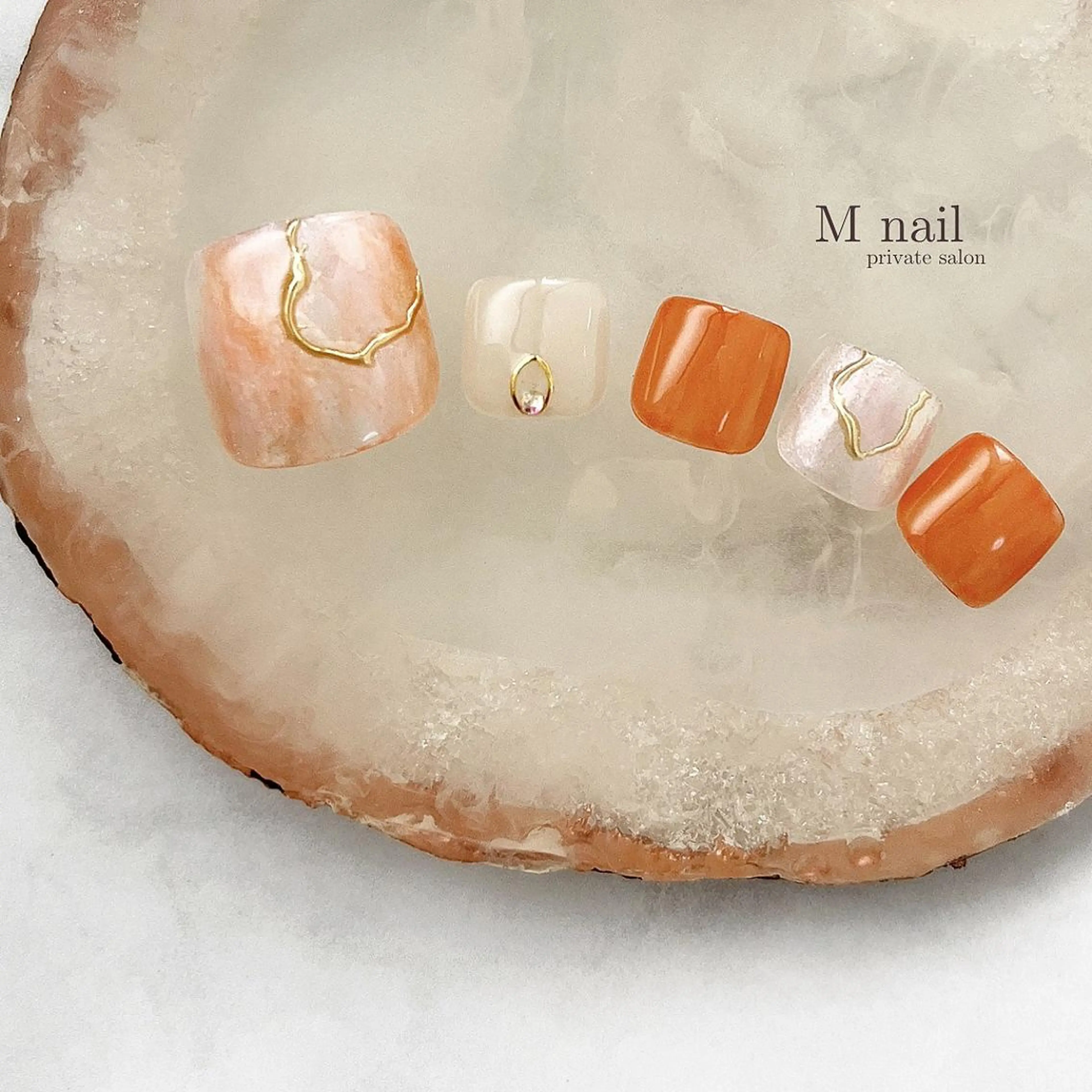 ネイル フットネイル フットネイル M　nail所属・M nailのネイルデザイン