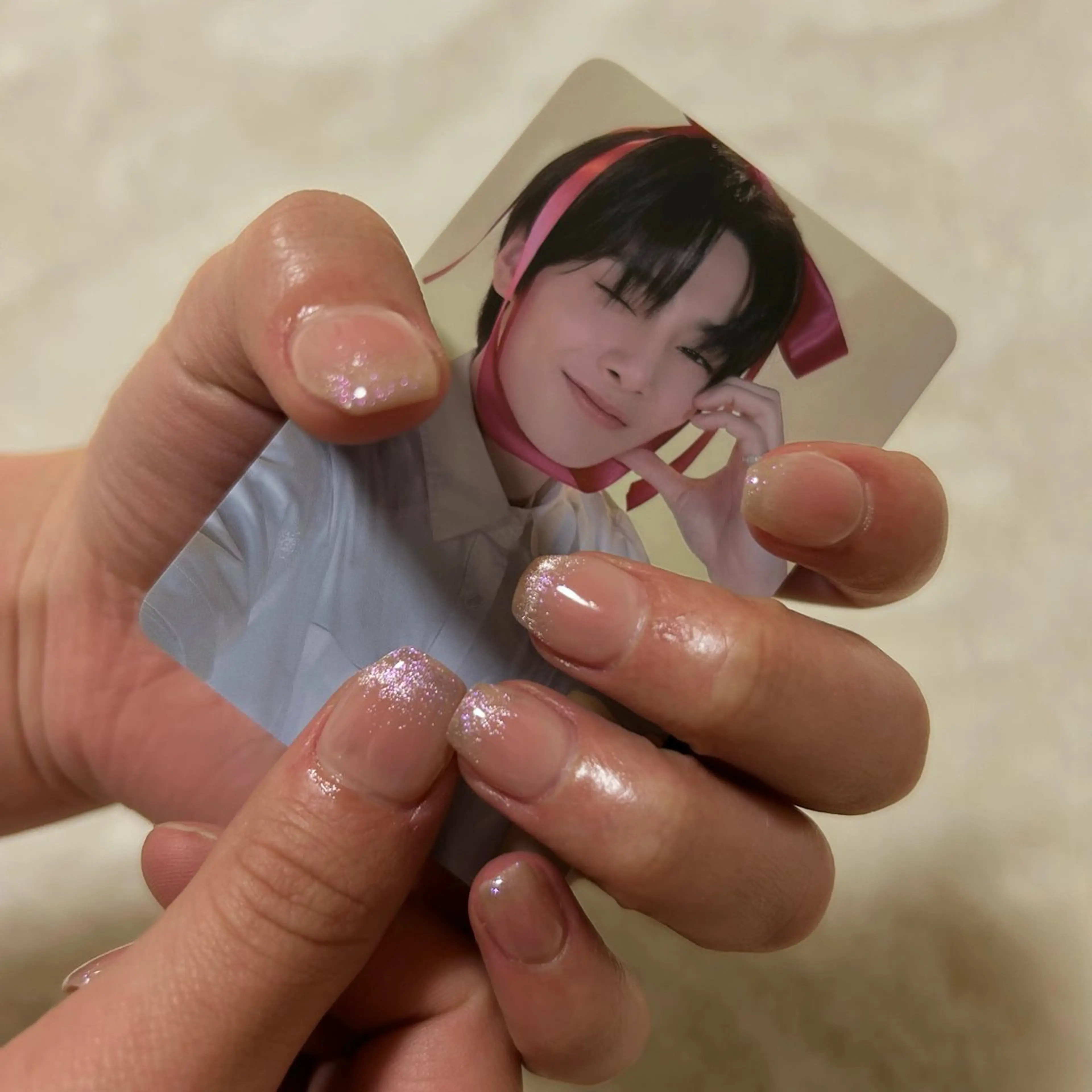 ネイル ブルー フットネイル ジェルネイル キラキラネイル 韓国ネイル RooM -mizuki-のネイルデザイン