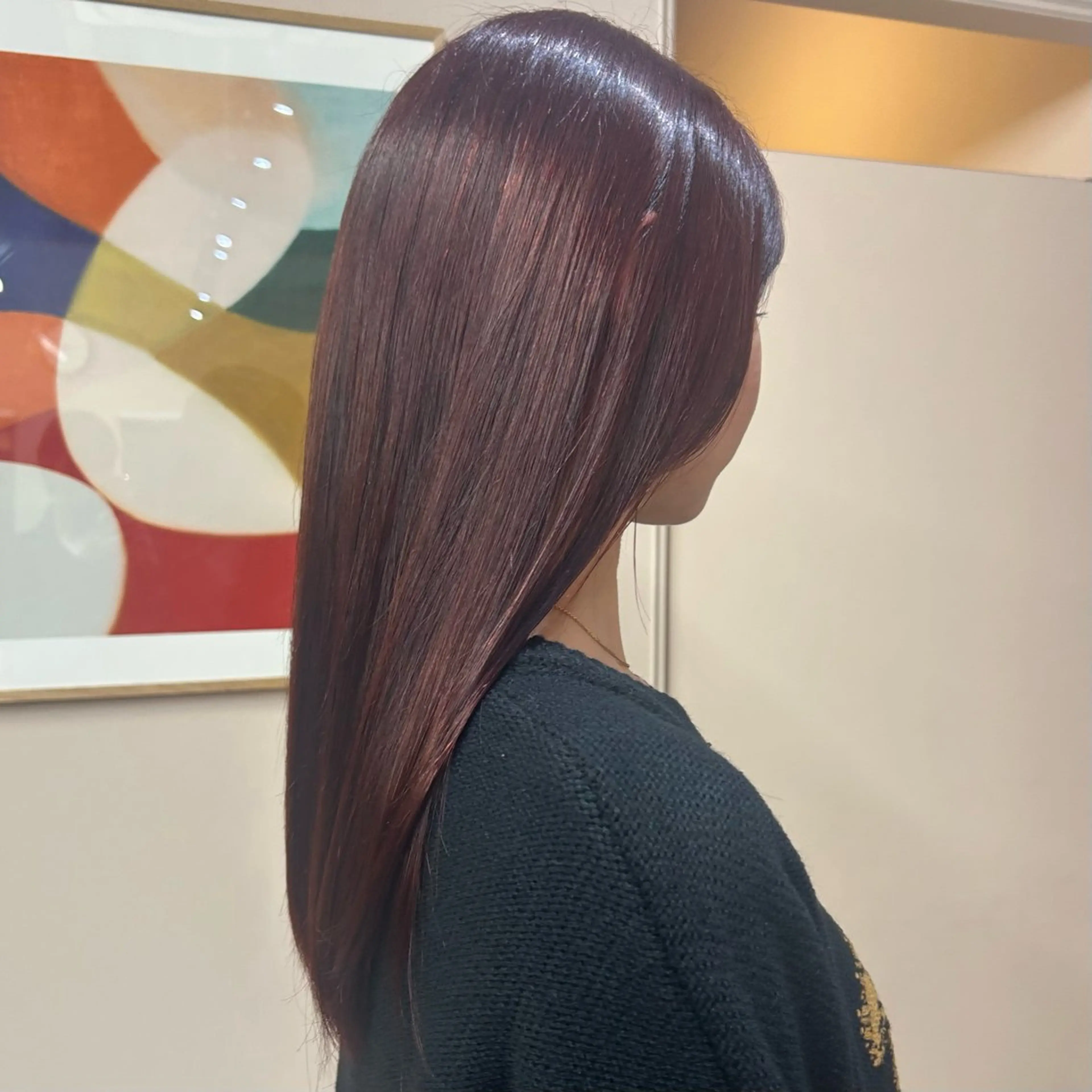 ロング カラー MUKU リカのヘアスタイル