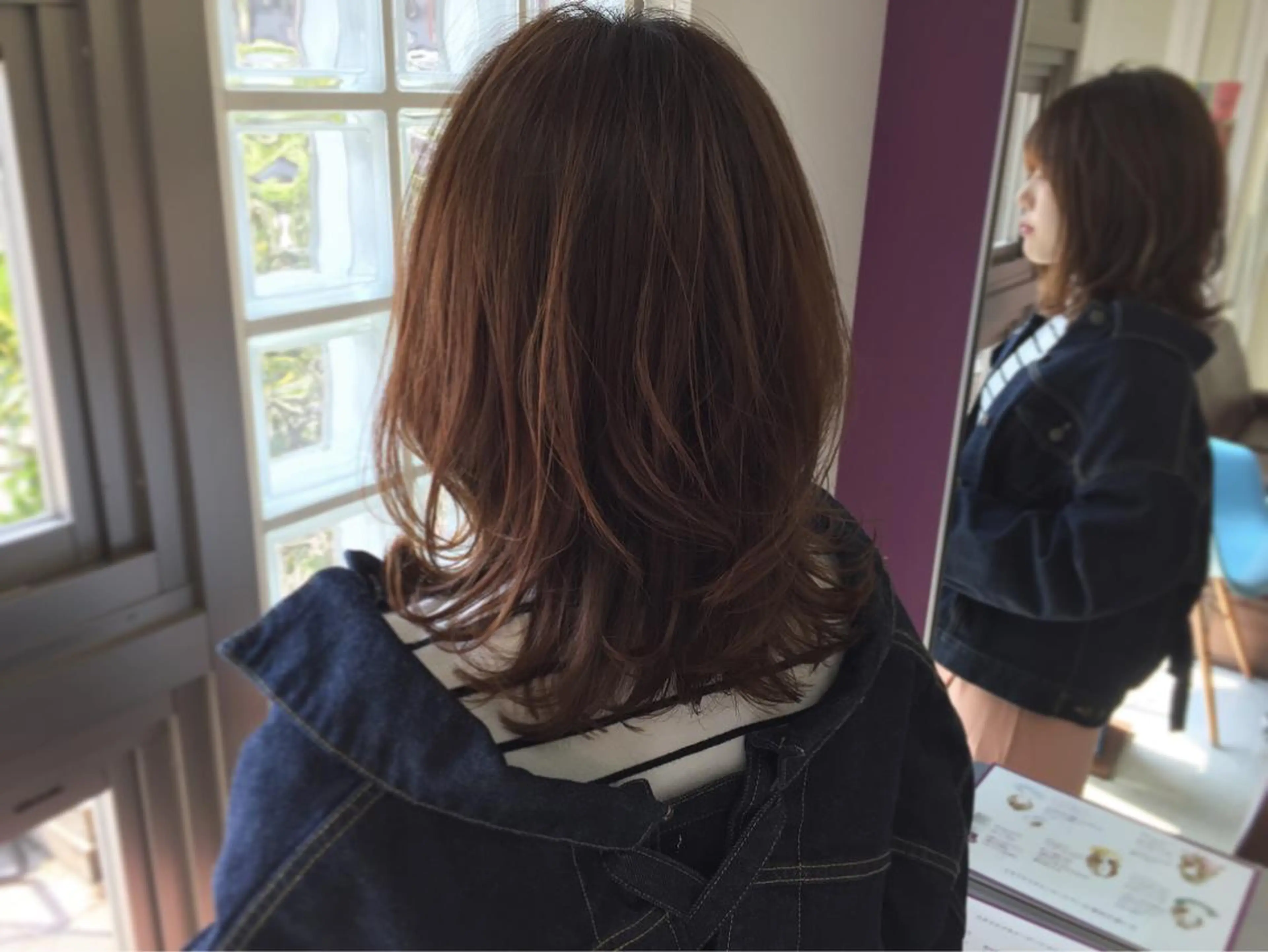 ミディアム カラー カット ITO YUKIのヘアスタイル
